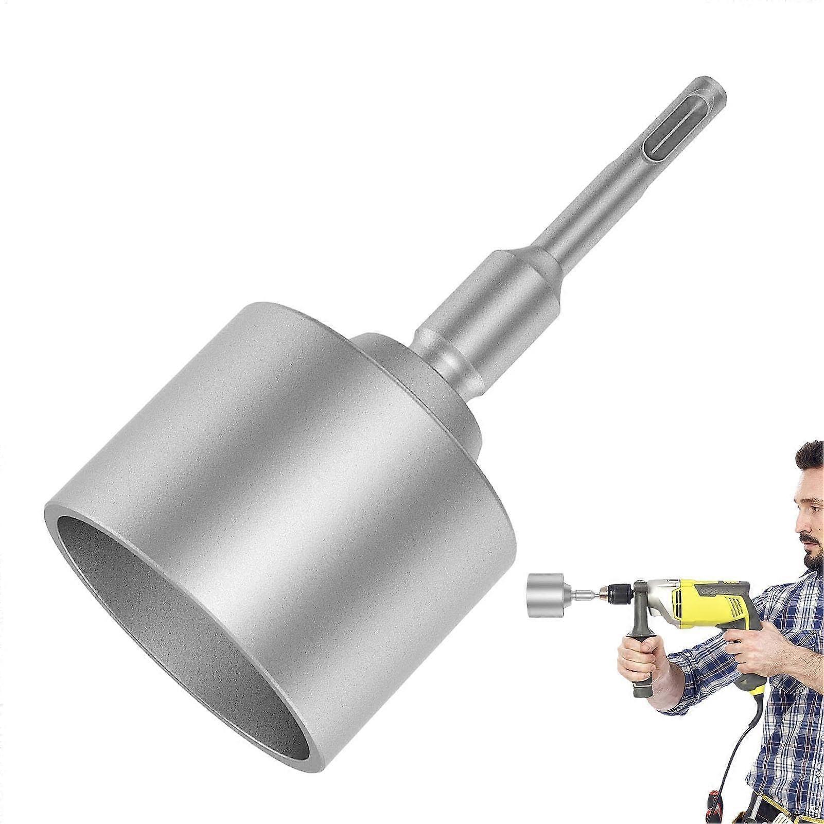 Ground rod driver tool, rod converter for rotary tools – rotary hammer drill ground rods – Save time ground rod, rotary hammer drill, power 45 mm