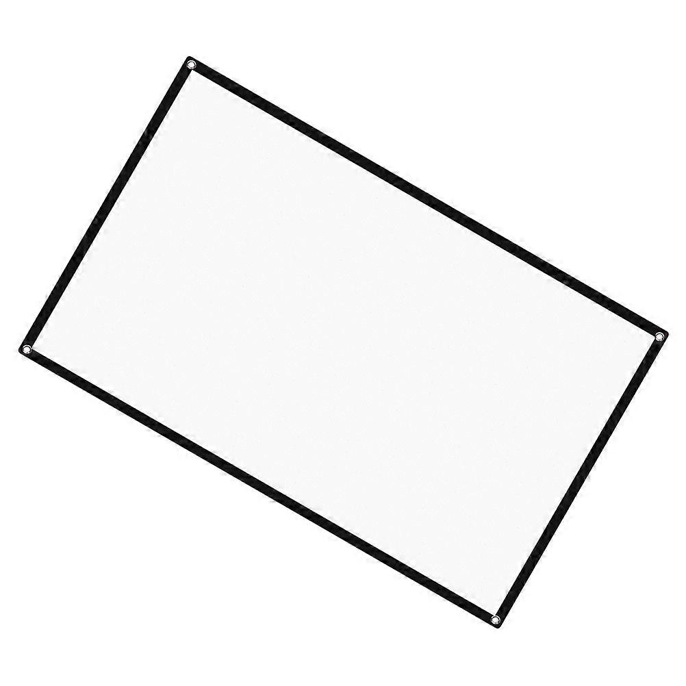 Portable Outdoor Projector Screen for Folding Use White Polyester