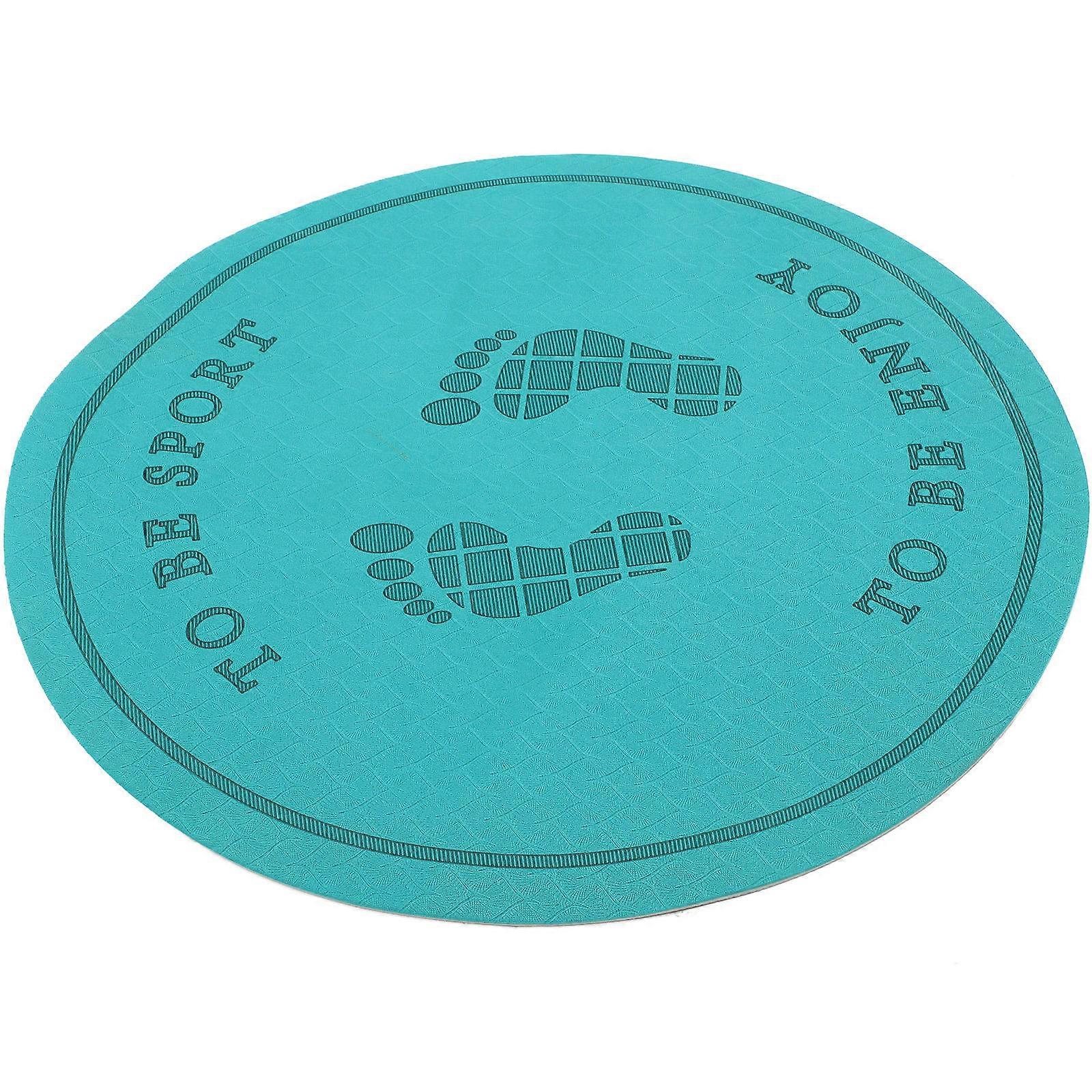 Portable Home Exercise Mat for Jump Rope and Yoga TPE Material Dark Green Soundproof 47.2x31.5