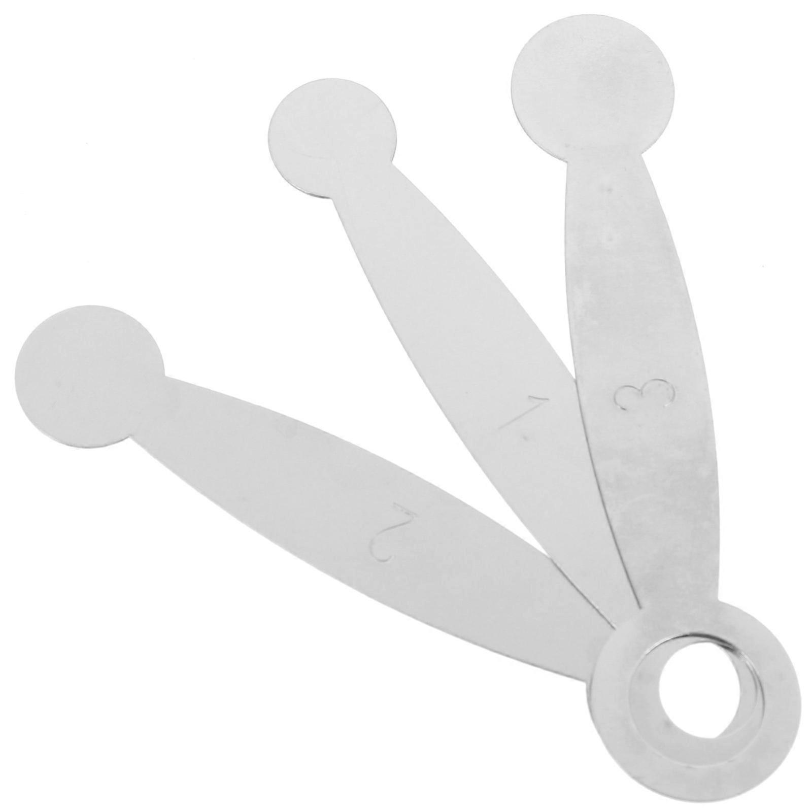 3PCS Stainless Steel Flute Leveling Tool Adjustment Gasket Tool Instrument Repair Tools for Flute Clarinet with Black Tube and Silver Color