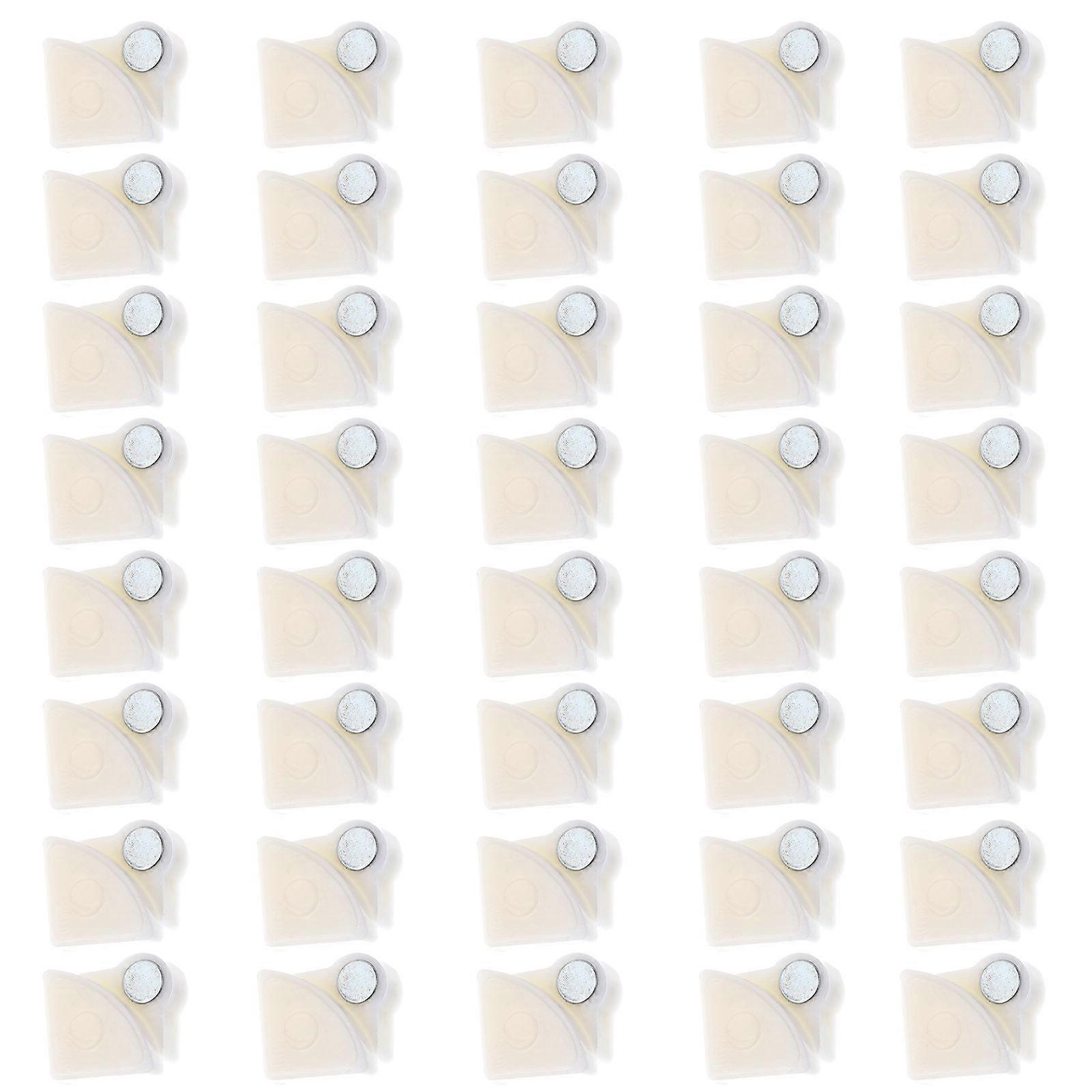 White PP Plastic Shoe Cabinet Clips with Fixed Buckle for Closet Organization Portable and Moisture Proof