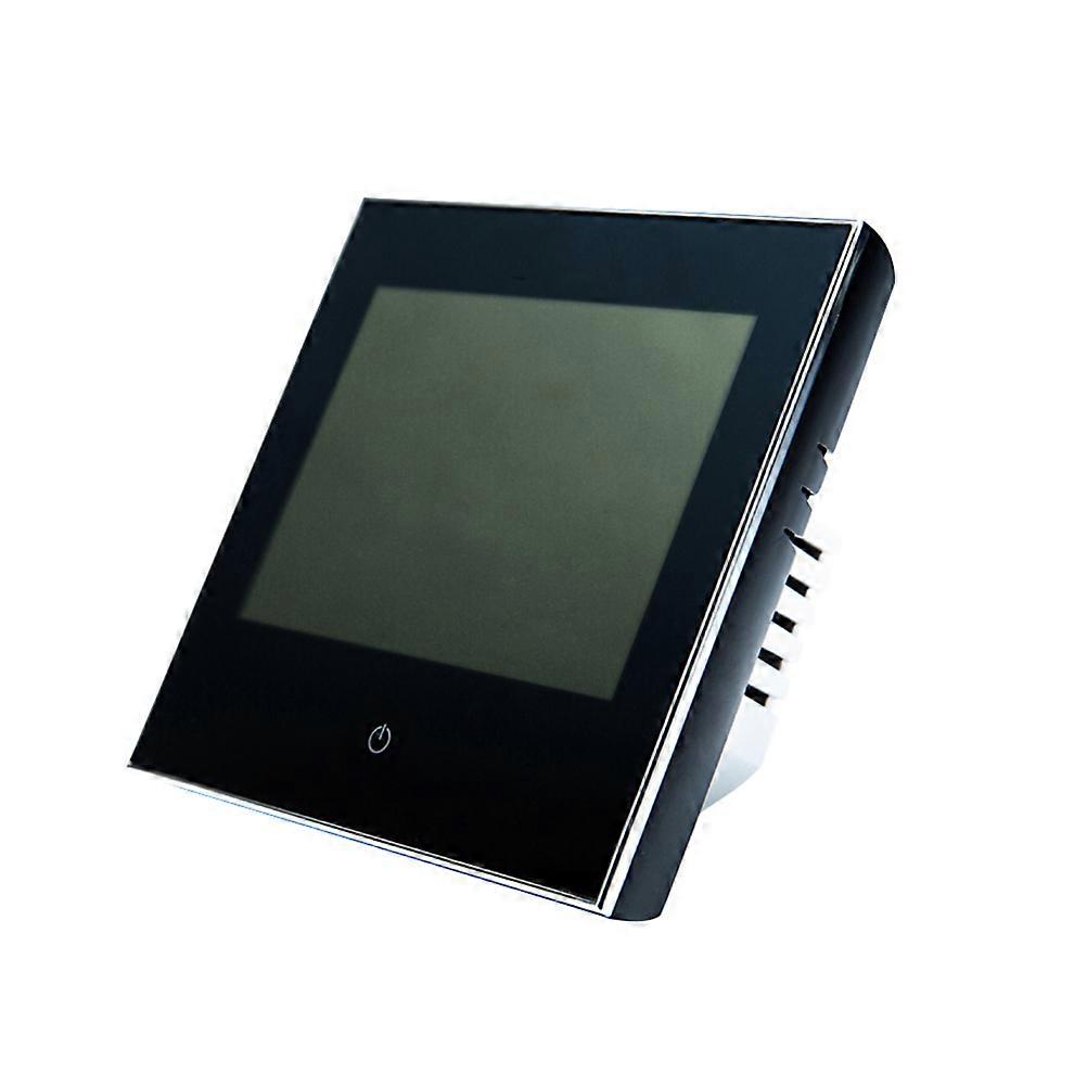 Home Programmable Thermostats For Gas Boiler Heating Saving Acrylic Face Plate 8.60x8.60x4.00cm 1Pack