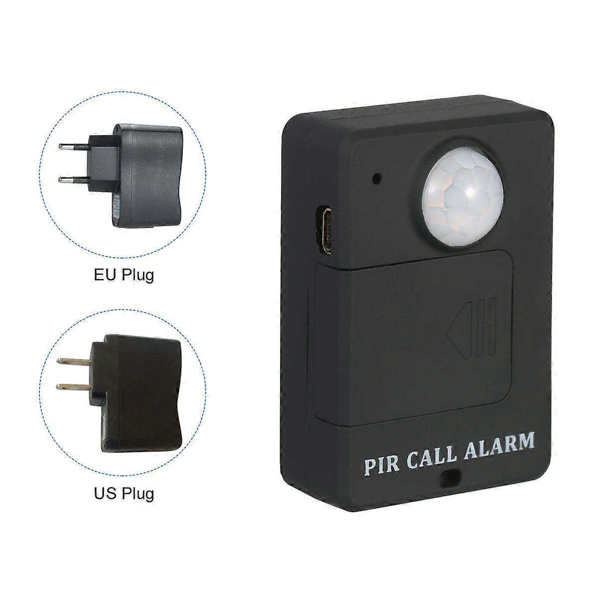 PIR Motion Sensor Motion Detector Mini Motion Sensor Alarm Remote Control Wireless GSM Alarm Passive Infrared Sensor Security Alarm with Voice Monitor