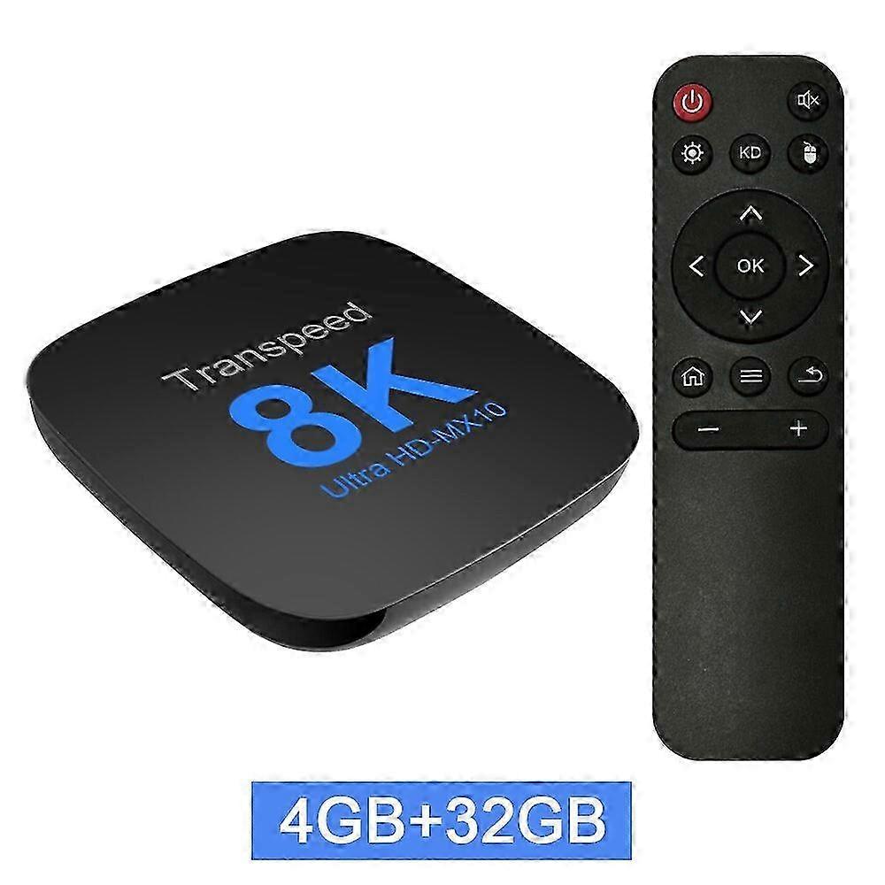2025 Transspeed Android 13 TV Box ATV Dual Wifi With TV Apps 8K Video BT5.0+ RK3528 4K 3D Voice Media Player Set Top Box