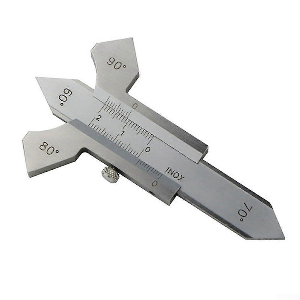 Adjustable function sweat inspection ruler, for precise angle measurement and thickness inspection