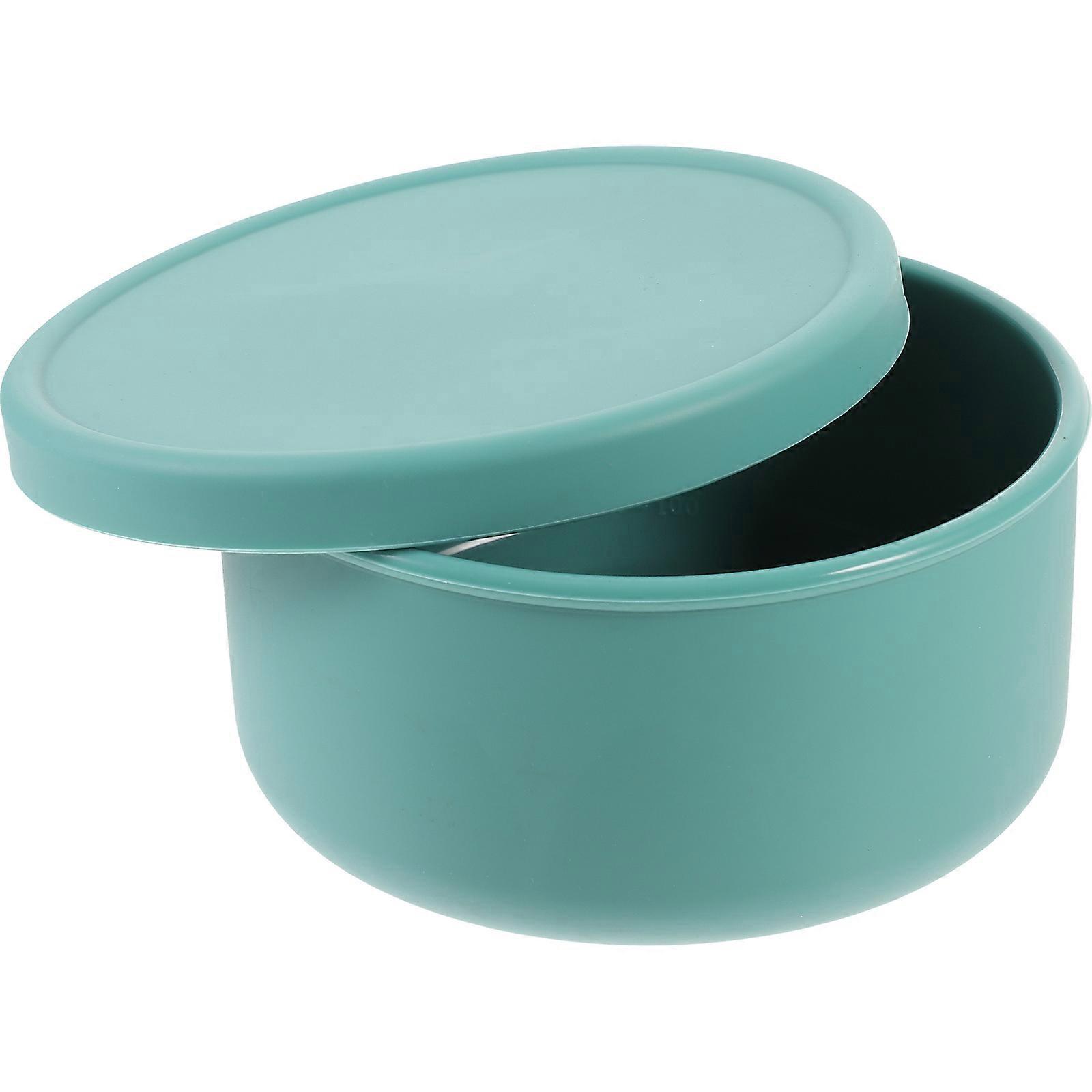 Green Silicone Dough Bowl for Home Use Portable and Stackable with Good Sealing .5 x 4.5 inches