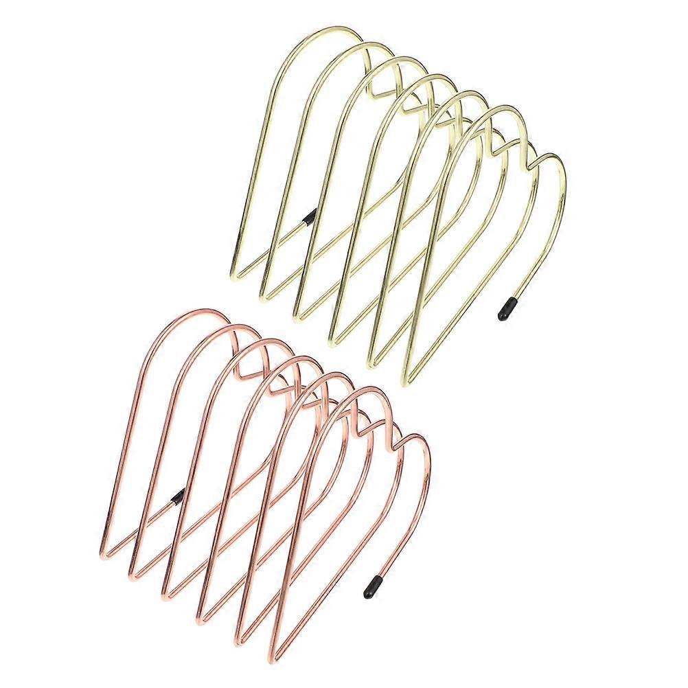Heart Shaped Retractable Book Holders – Space Saving Desk Organizer for School, Office, and Home – Stylish & Sturdy Iron Storage Holders for Books
