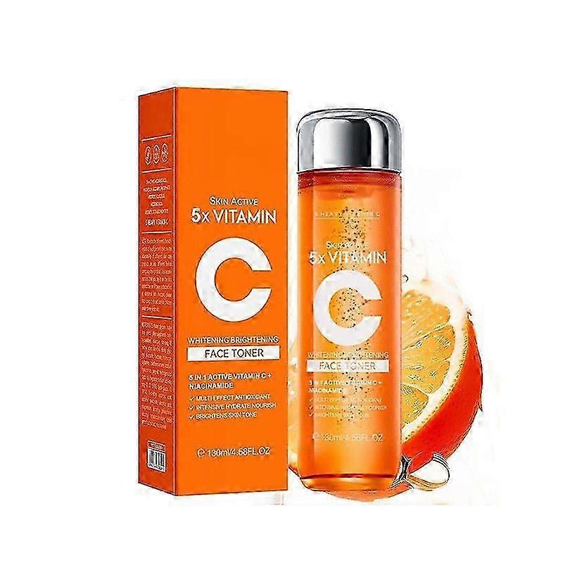 5X Vitamin C Toner, Korean Vitamin C - Face Toner, Face Toner 5 En 1 Vitamina C Serum 130ml - Brightening - Evens Skin Tone