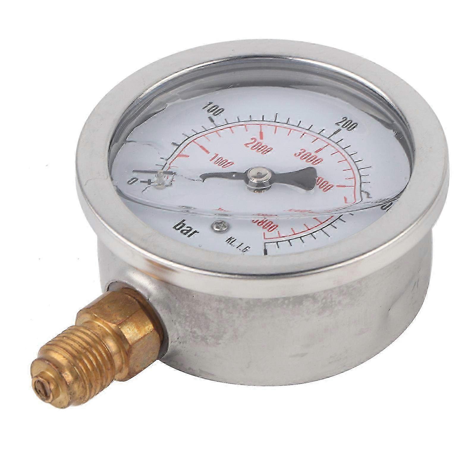 Hydraulic Pressure Gauge Meter - 0-400BAR / 0-5800PSI, G1/4 Connection, 68mm Dial for Accurate Measurement & Monitoring