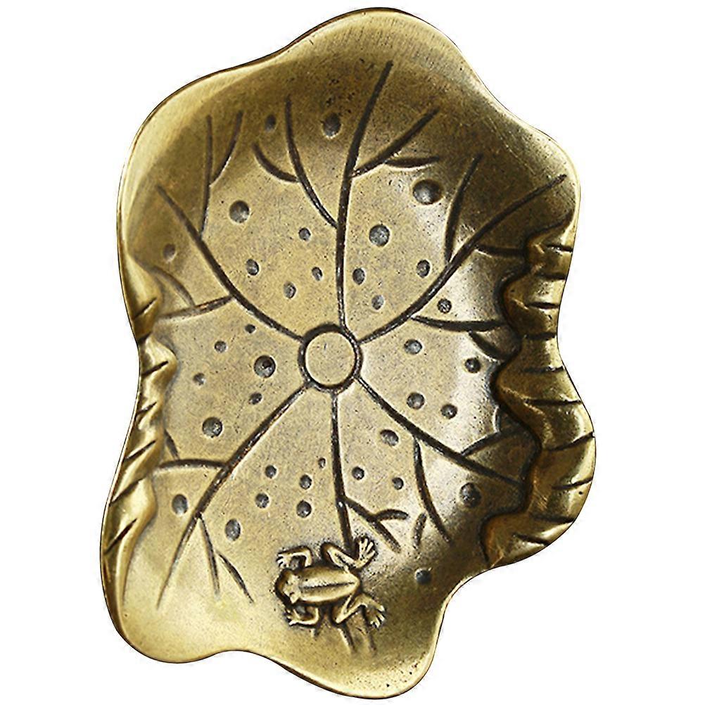 Smycken Display Plate Heminredning För Kvinnor Diverse Färg Lotus Leaf Shaped 1st