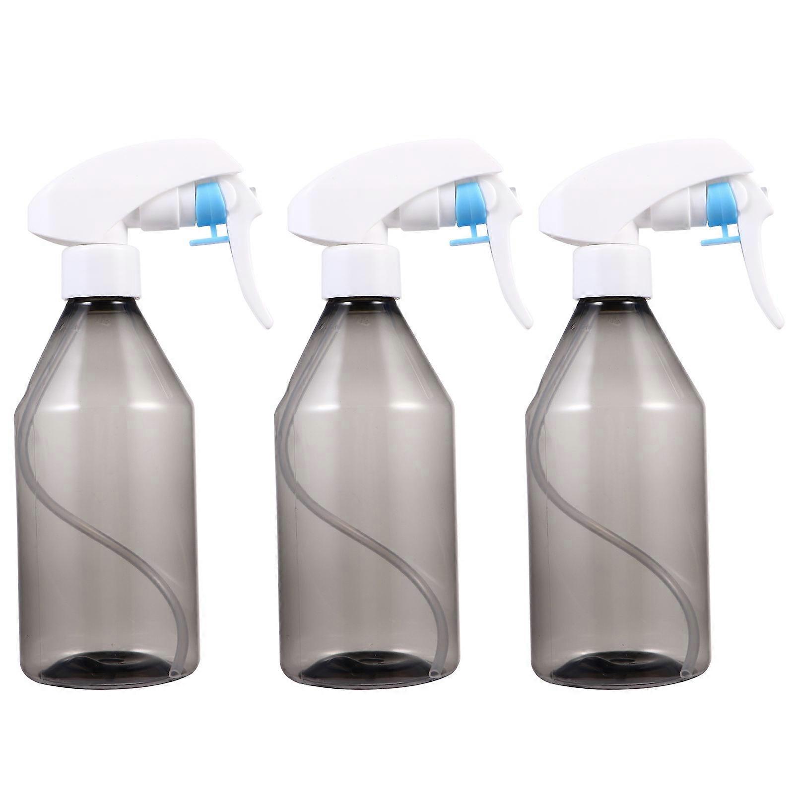 Spraying Watering Can 3Pcs Black Sprayer Tool Perfect For Hairdressing Indoor Use Squeeze Trigger 300ml