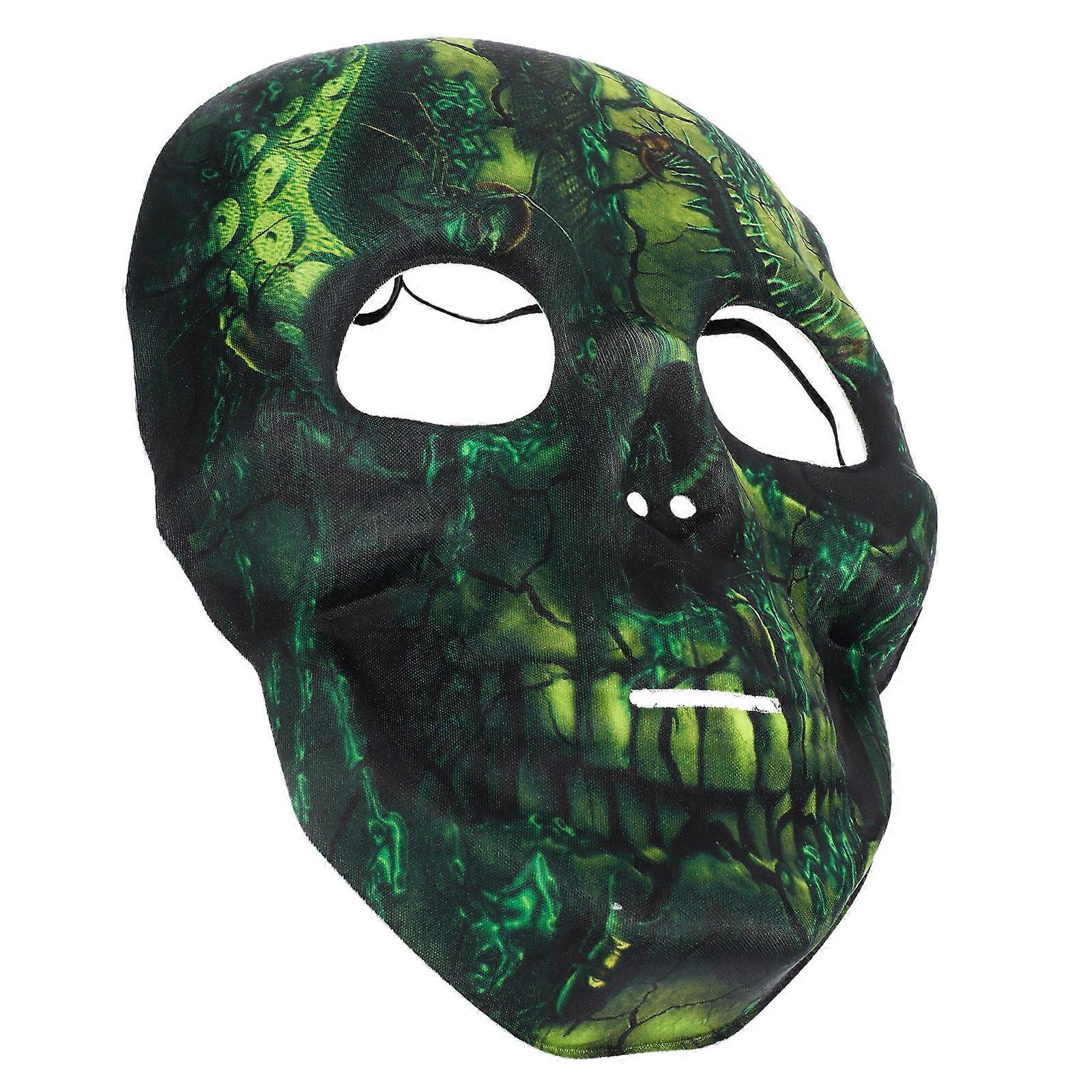 Halloween Skull Mask for Decor EVA Material Multi Color Realistic Design 7 Inch