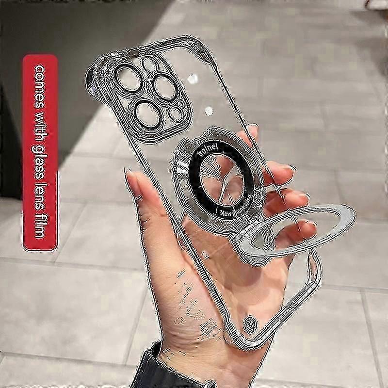 Airbag Anti-fall For Iphone Case With Invisible Ring Stand For Iphone 15 Series