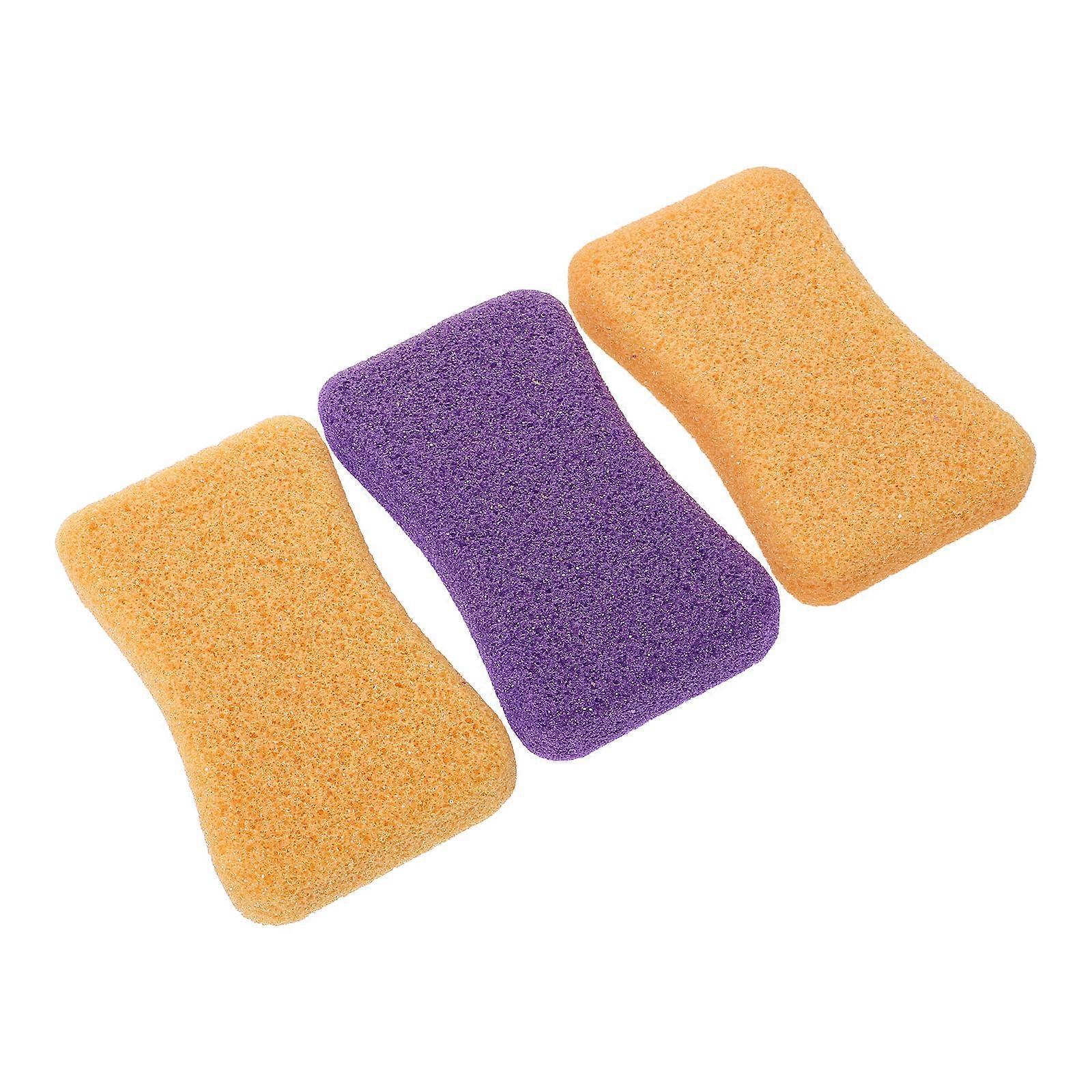 Pumice Stone Pedicure Foot File for Dead Skin Removal with Comfort Grip and Smooth Edge 3 Pieces