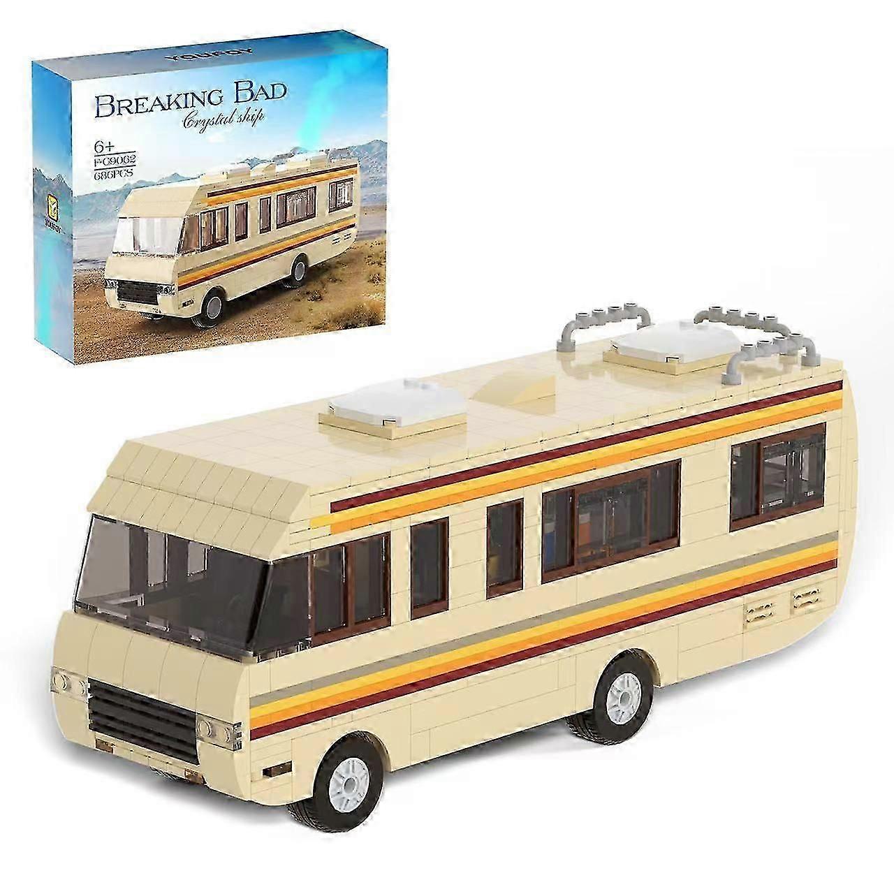 MOC Moive Series New Breaking Bad Car Building Blocks Kit Vehicle Toy For Children Kid Birthday Gift