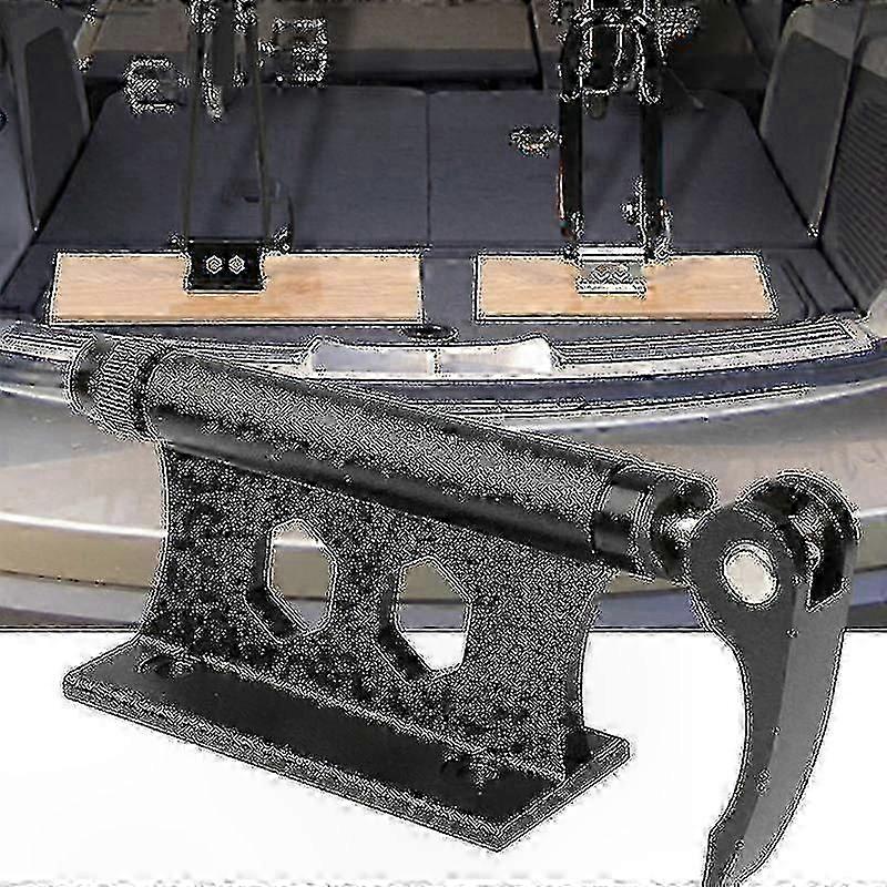 Thru Axle Fork Mount for Mountain and Road Bikes Quick Release Bicycle Front Rack Carrier Fixed Clamp Adapter