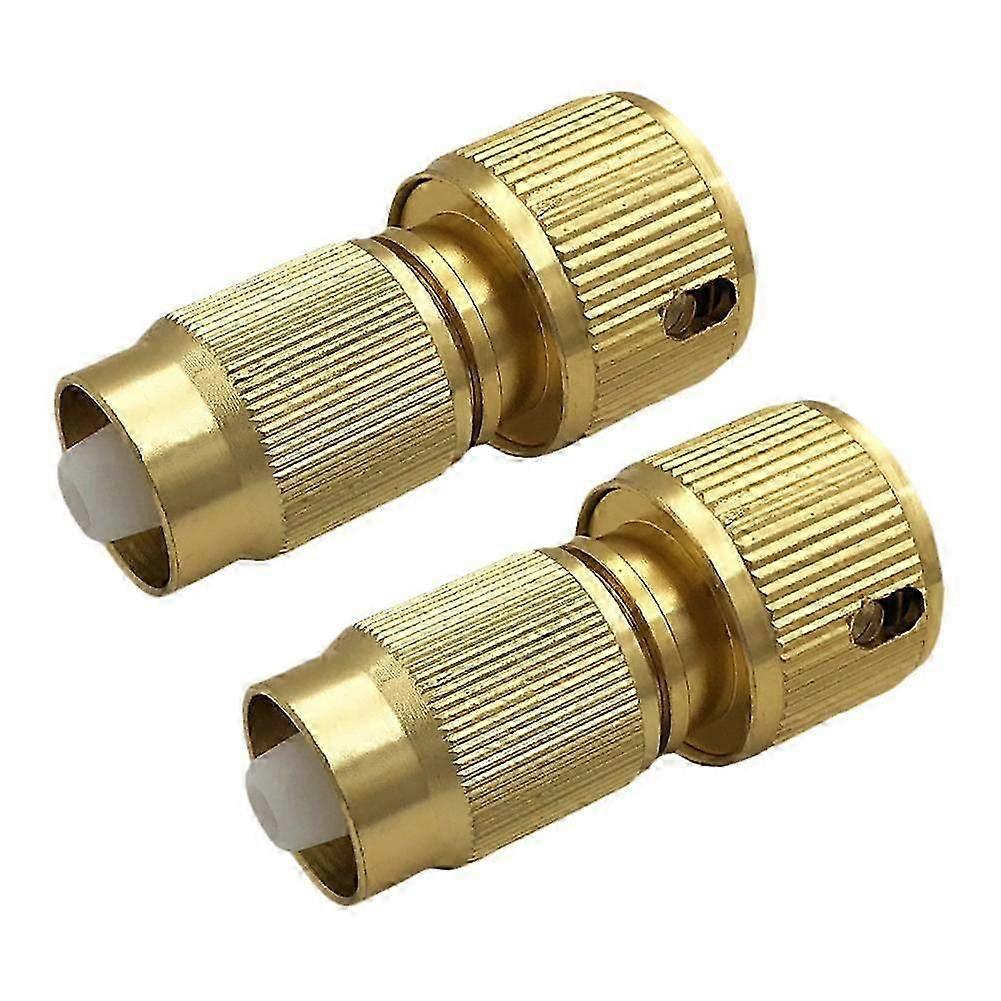 2stk udvidelig slange reparation adapter haveslange montering messing slange slange