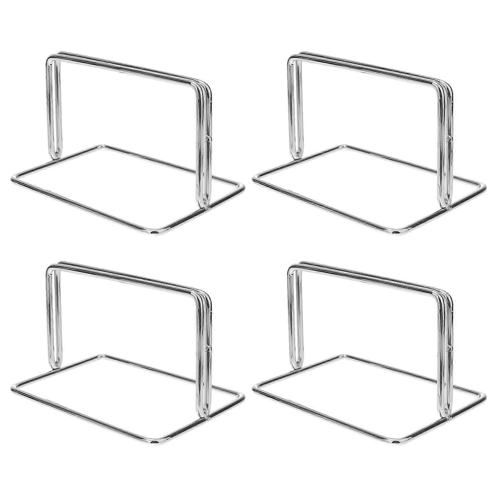 Metal Partition Brackets Desk Privacy Screen Divider Holders For Study Environment 15X10X10CM Privacy Ensuring 4Pcs