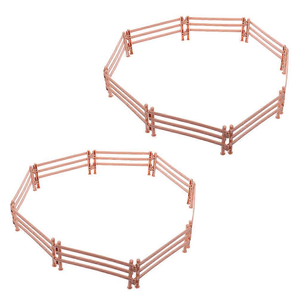 Landscaping Fence Model 16Set Chic Design Suitable For Miniature Scene Ideal For Kids And Crafting Enthusiasts