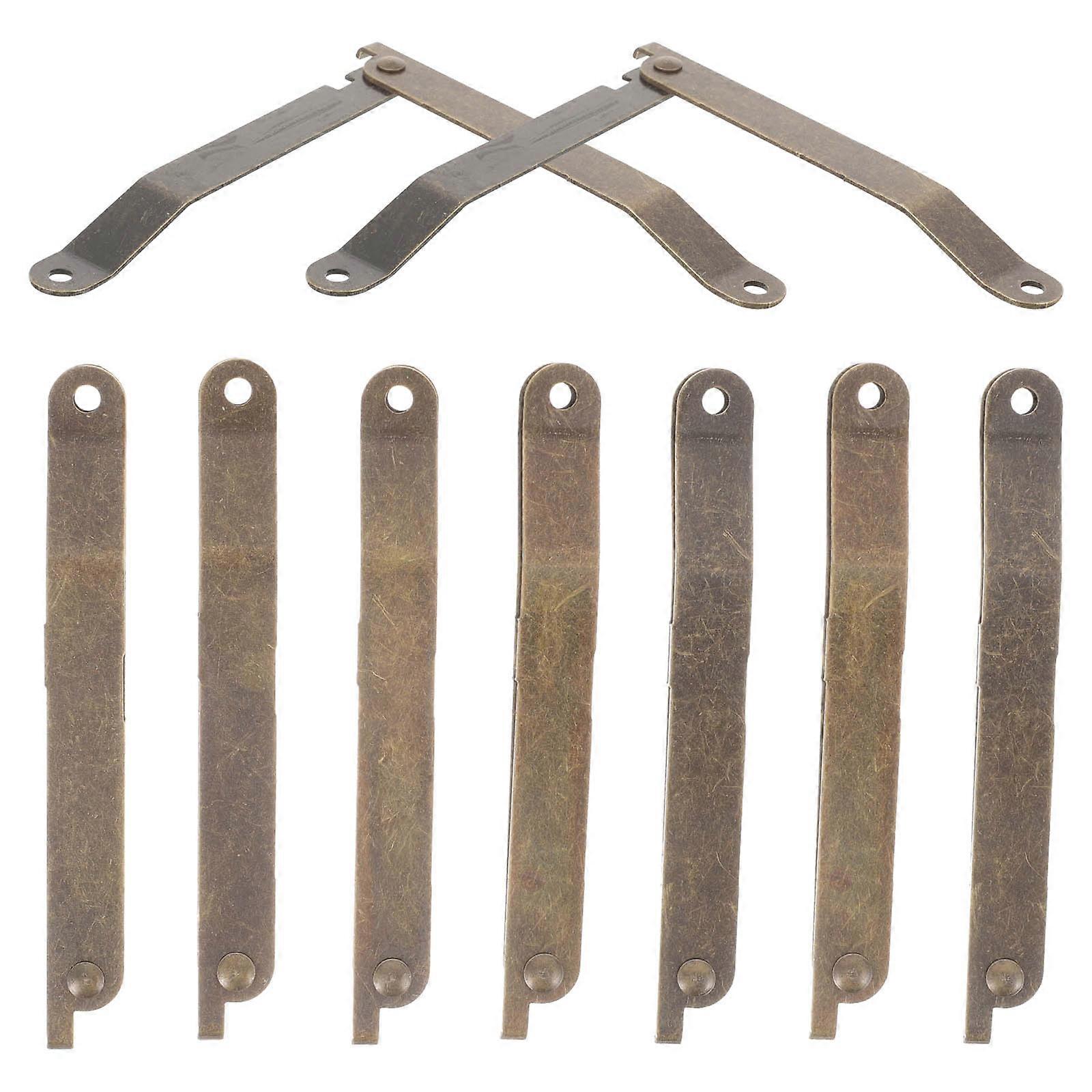 1 Set of Lid Support Universal Hinges Vintage Lid Lifters for Wooden Boxes Toy Boxes