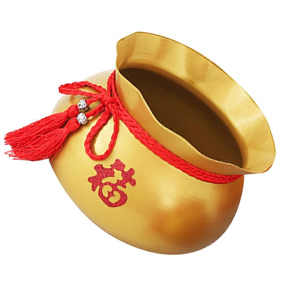 Floral Arrangement Container With Blessing Bag Shape Design For Study Room And Commercial Space 1Set