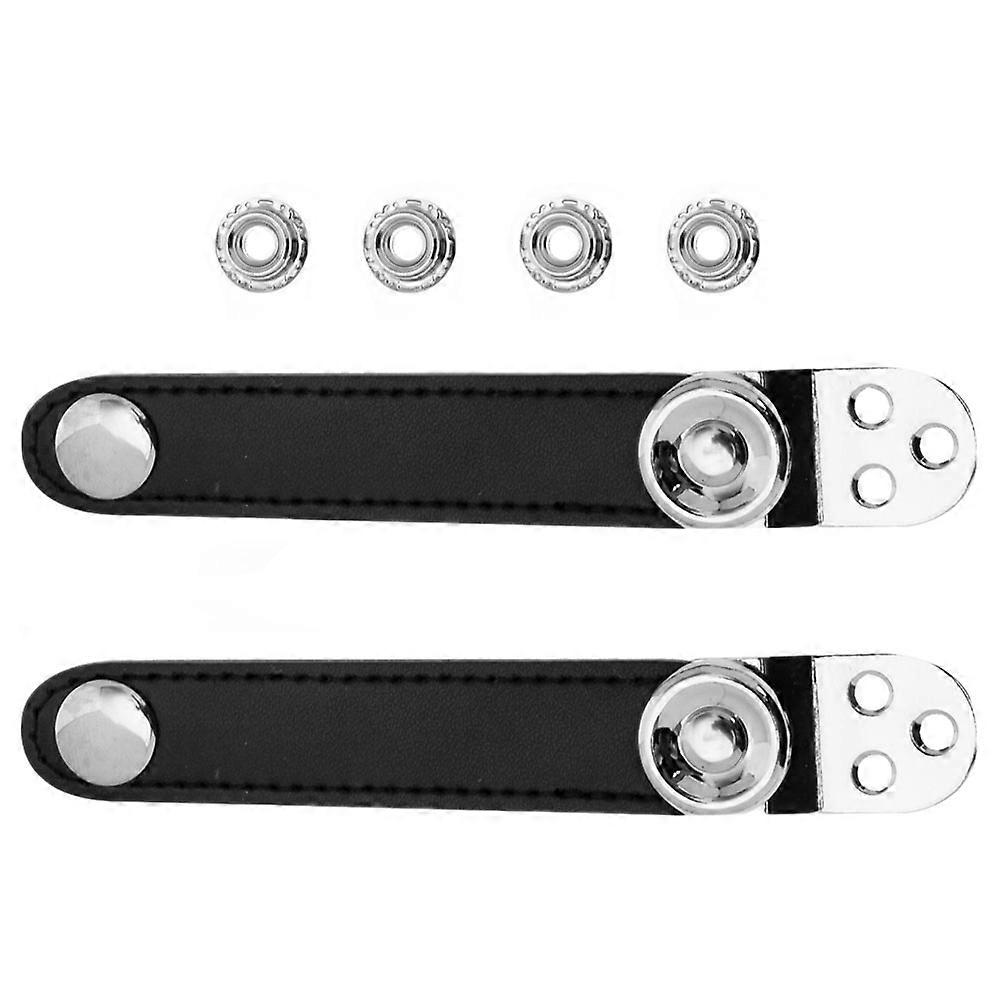 Black Accordion Universal Straps with Buckles for Keymod Use Comfortable Design 2pcs
