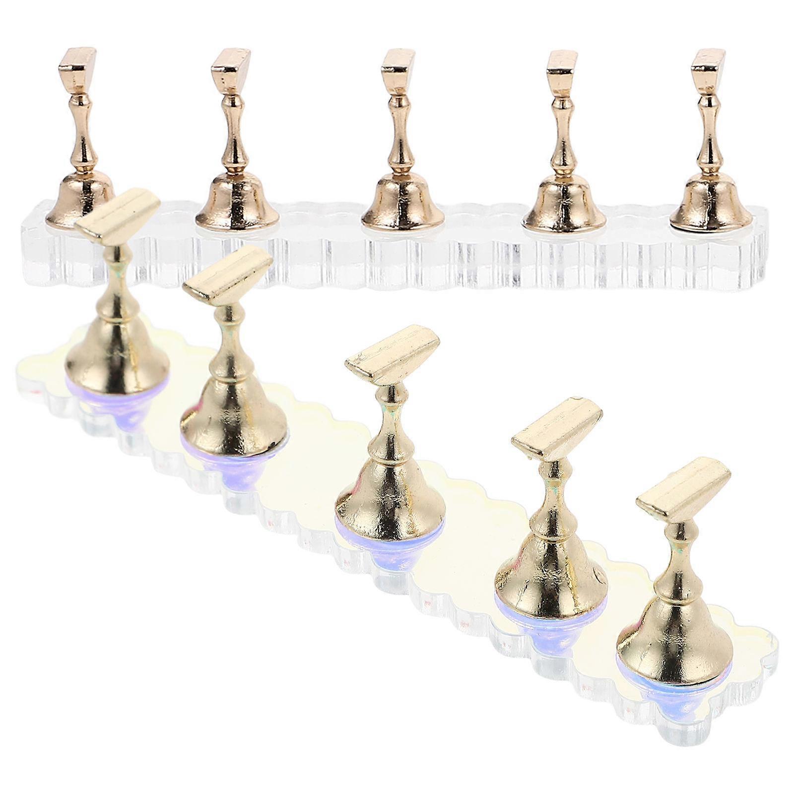 Nail Art Display Stands Designed For Women And Nail Artists Measuring 10.5x2x3cm Available In 2 Sets