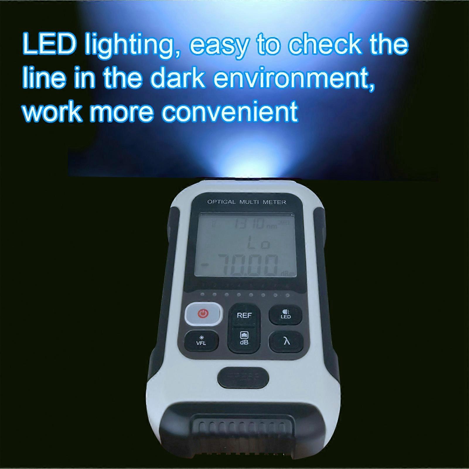 3 in 1 Optical Power Meter Network Tester Multifunctional Accurate Optical Fiber Power Meter