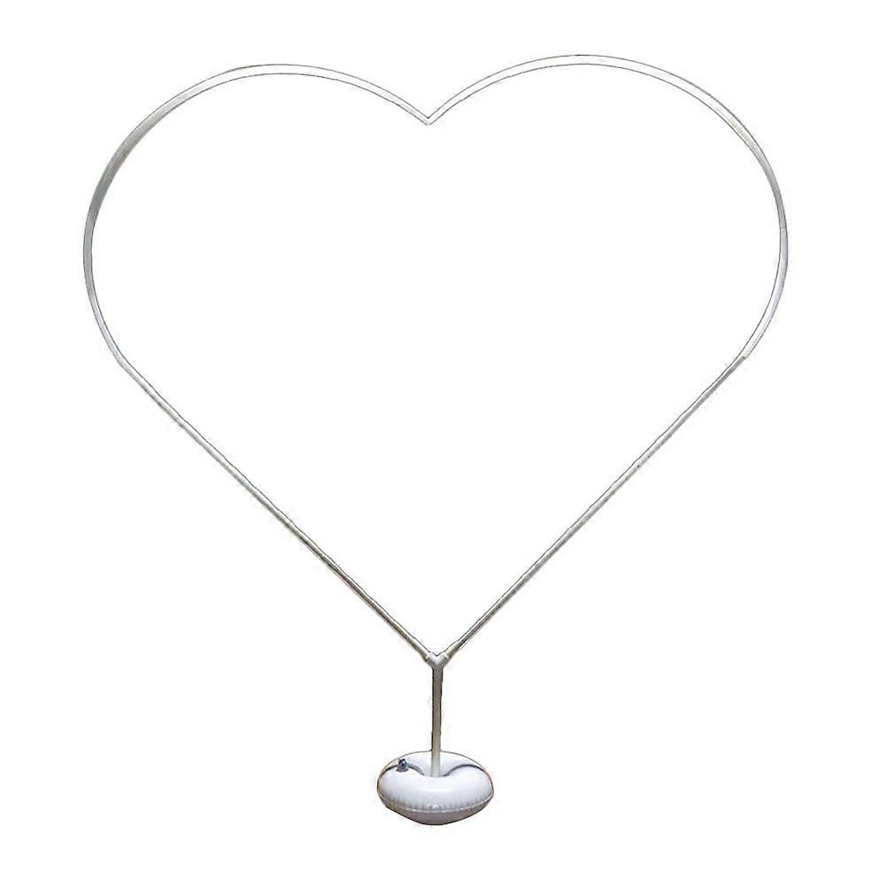 1セットバルーンアーチキットハート型バルーンアーチスタンド、水充填ベース付き