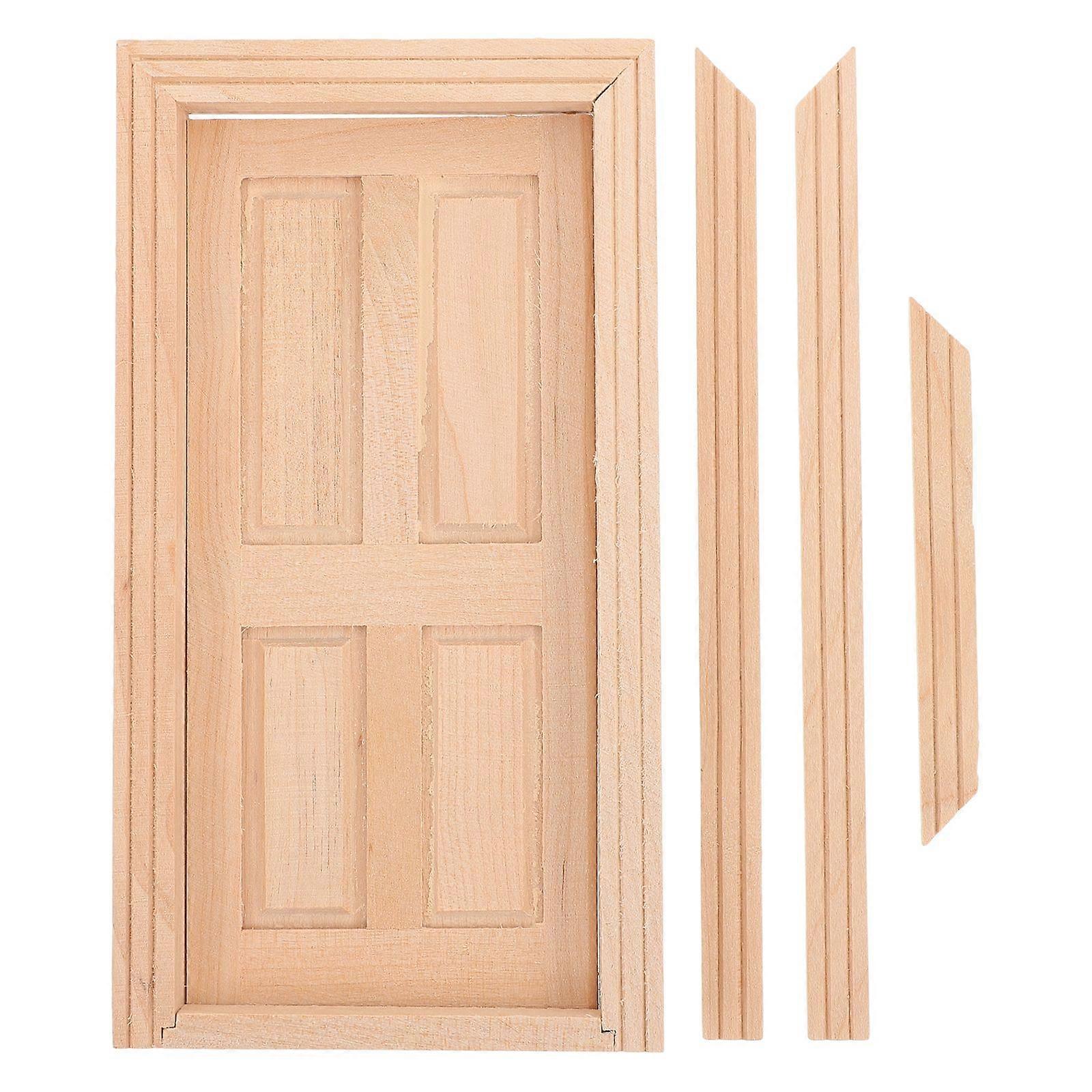 Dockhusdörrmodell 1/12 Dockhusdörr Dockhusmöbler Rekvisita Dockhusdekor