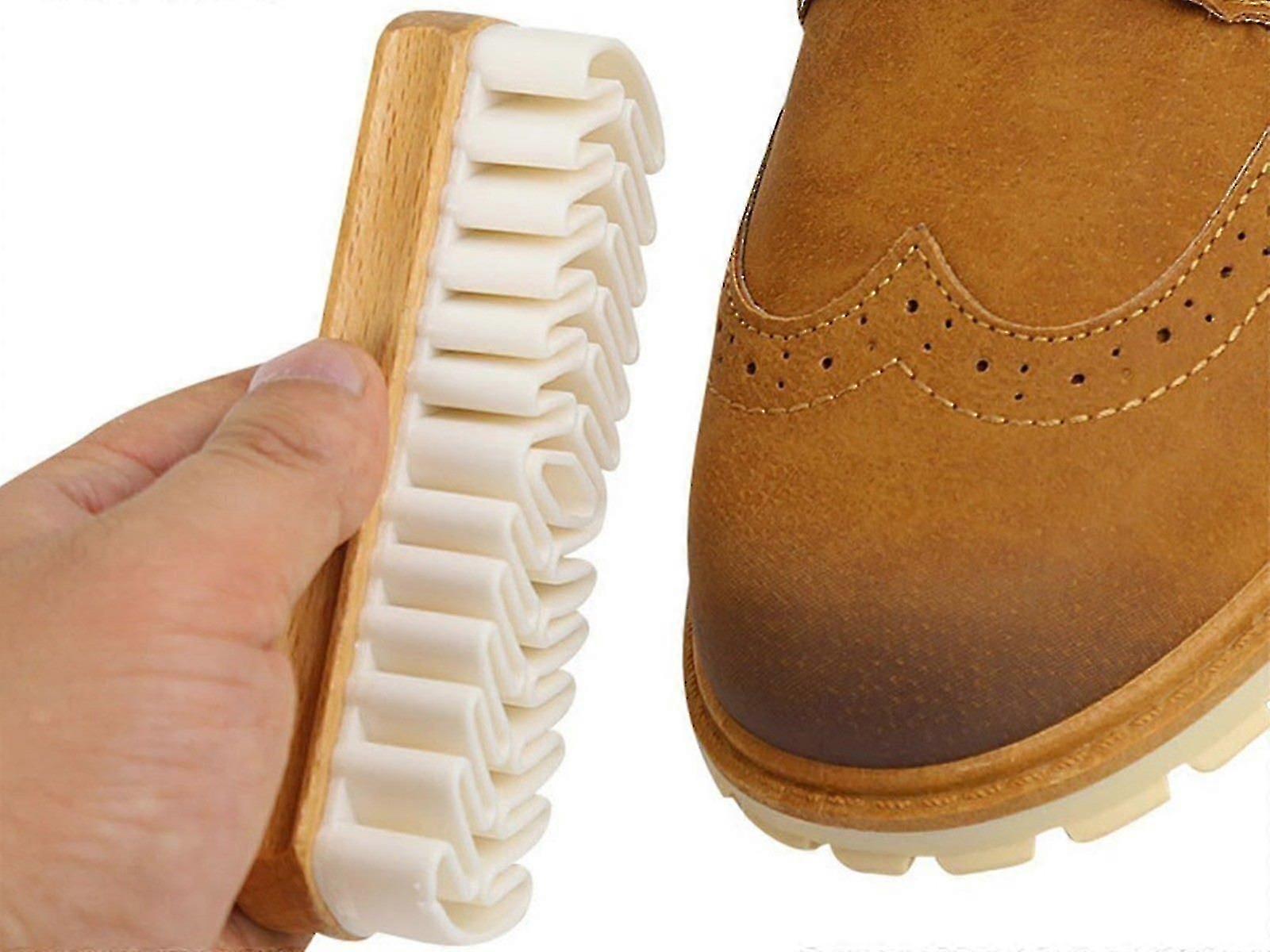 2stk gummibørsterenser for semsket nubucksko