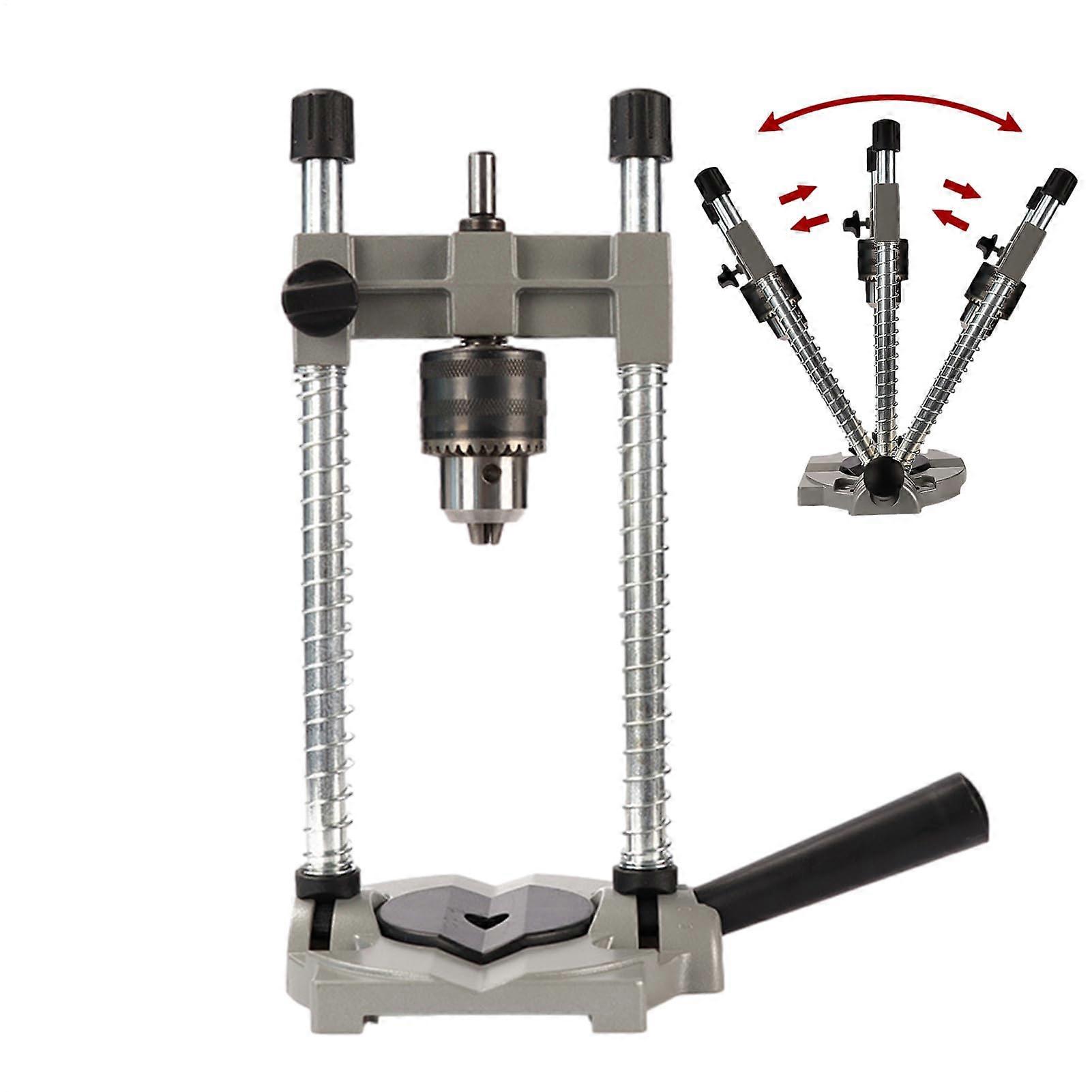 Bohrhalterahmen  Precision assembly tool, tiltadjustable mechanism  Antislip column grip, round tube adapter