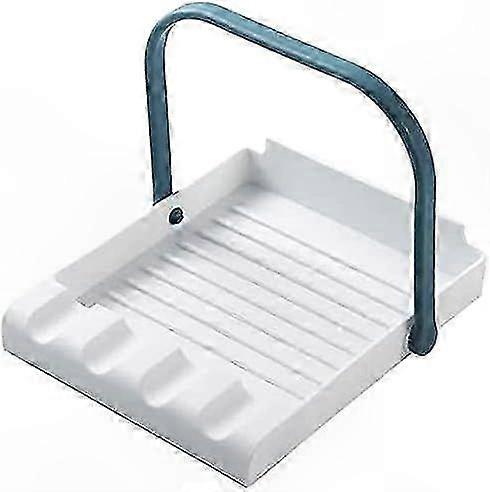 Kitchen Spoon Rest for Utensils, 15x14.2x11.8 cm, White