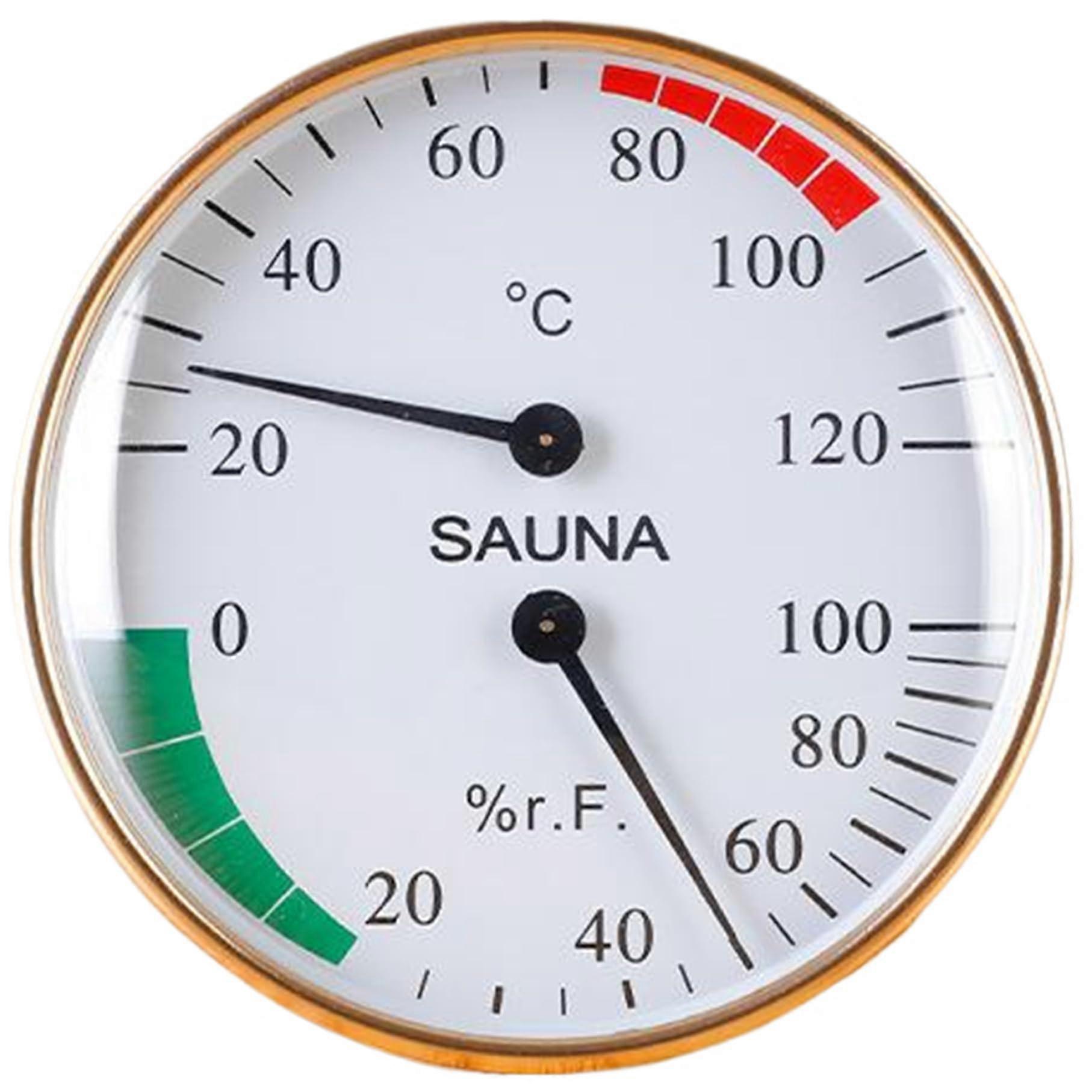 Sauna Thermometer Fahrenheit 2 in 1 Humidity Temperature Monitor Waterproof Anti Rust