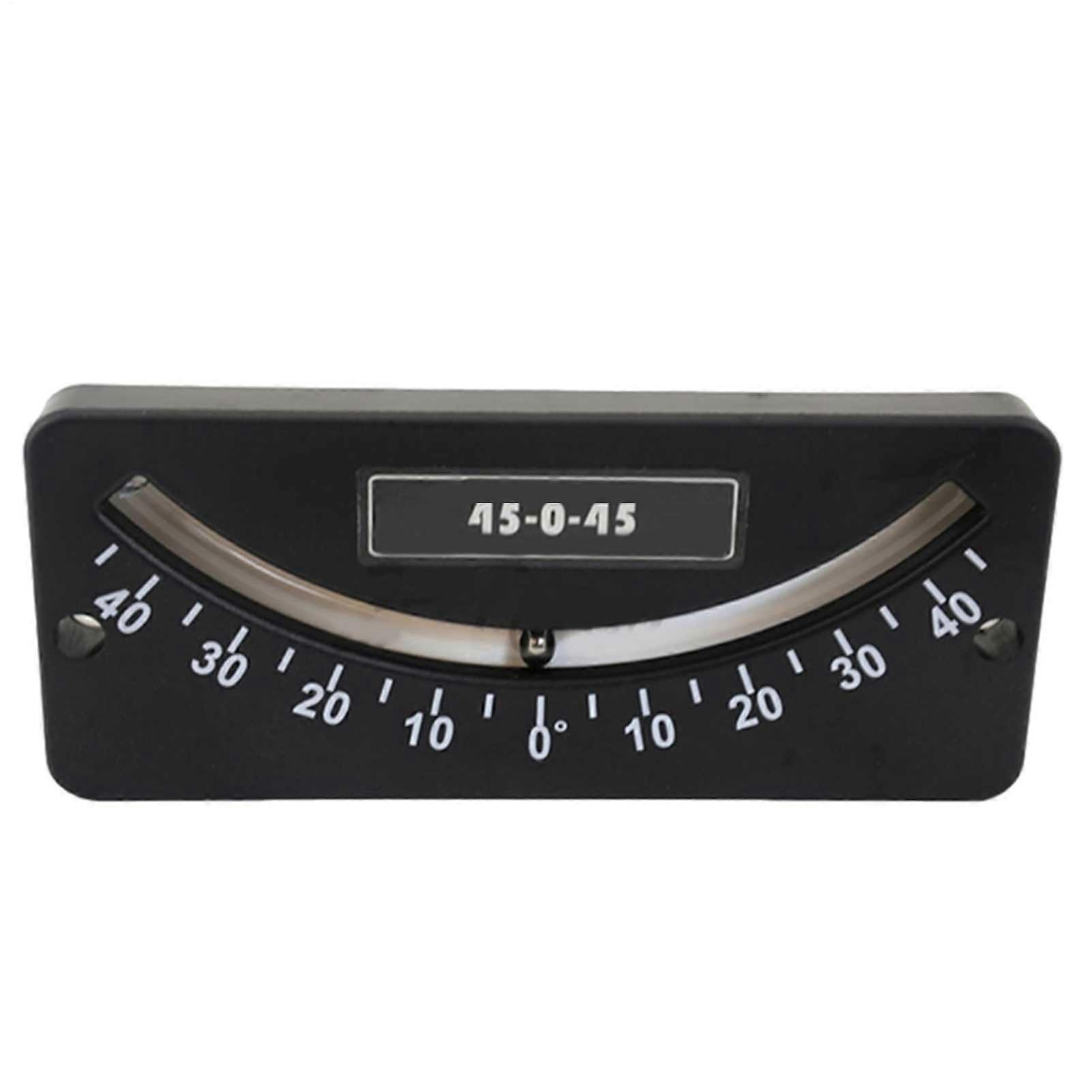 Angle Inclinometer - Compact Car Inclinometer, Marine Tilt Meter, Dashboard Level Indicator, 45-0-45 Range