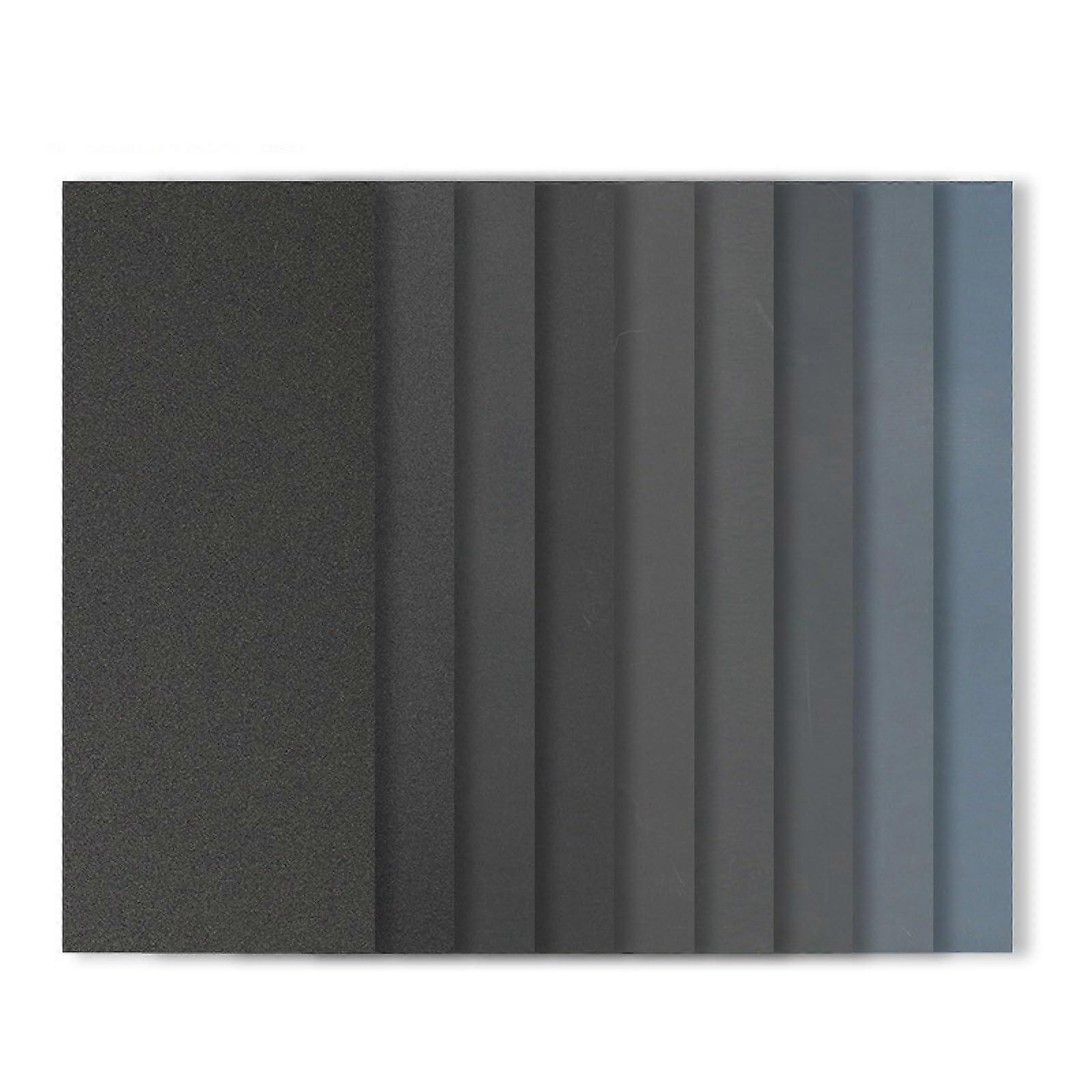 280-230 mm Water Sandpaper Set With 14 Pieces (2 Sheets Per Grit) 7 Grits 800/1000/1200/1500/2000/2500/3000 Wet Sanding