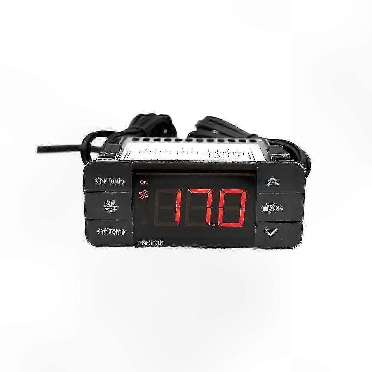 Digital Temperature Controller 220V Thermostat Sensor for Refrigeration and Defrost Applications