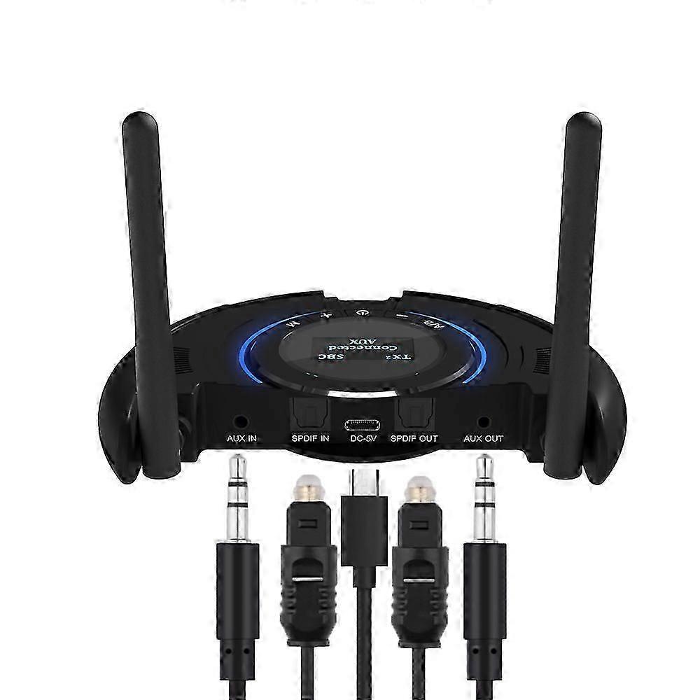 Bluetooth transmit and receive 2-in-1 APP control OLED display TYPE-C Bluetooth Adapter 5.0 breathing light