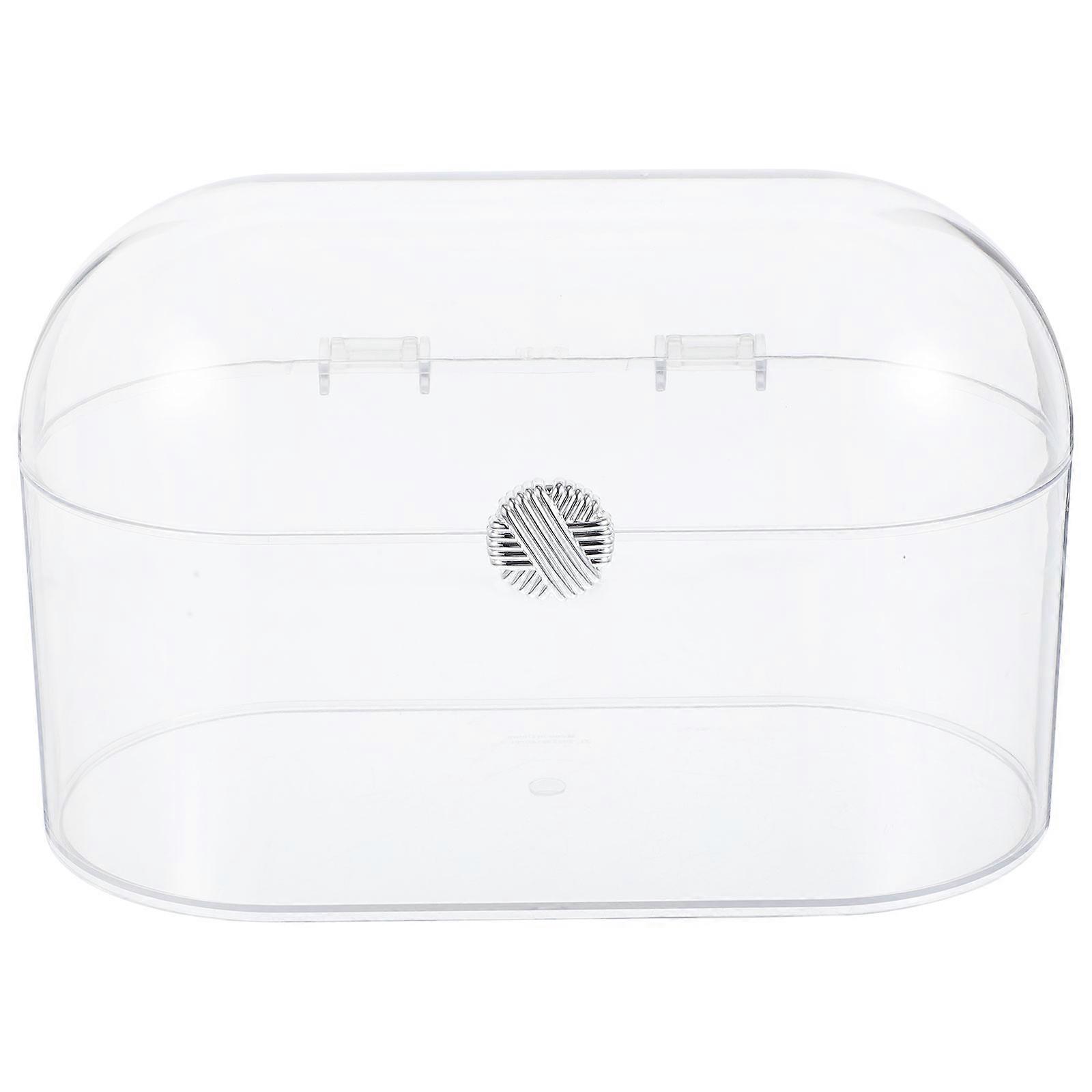 Clear Acrylic Makeup Brush Holder for Storage with Decorative Effect Lightweight and Multifunctional 7.87x3.94x3.54 Inches