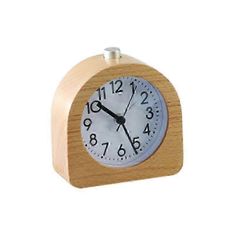 Optimized Bedside Alarm Clock: No Ticking, Battery-Powered Analogue Clock for Bedrooms, Table, Home, Kitchen & Travel