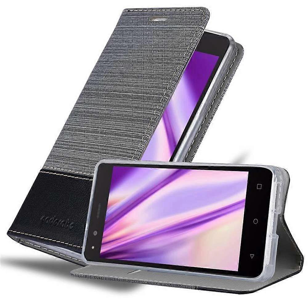 BQ Aquaris M5 Sleeve Protective Cover - in jeans look and stand function