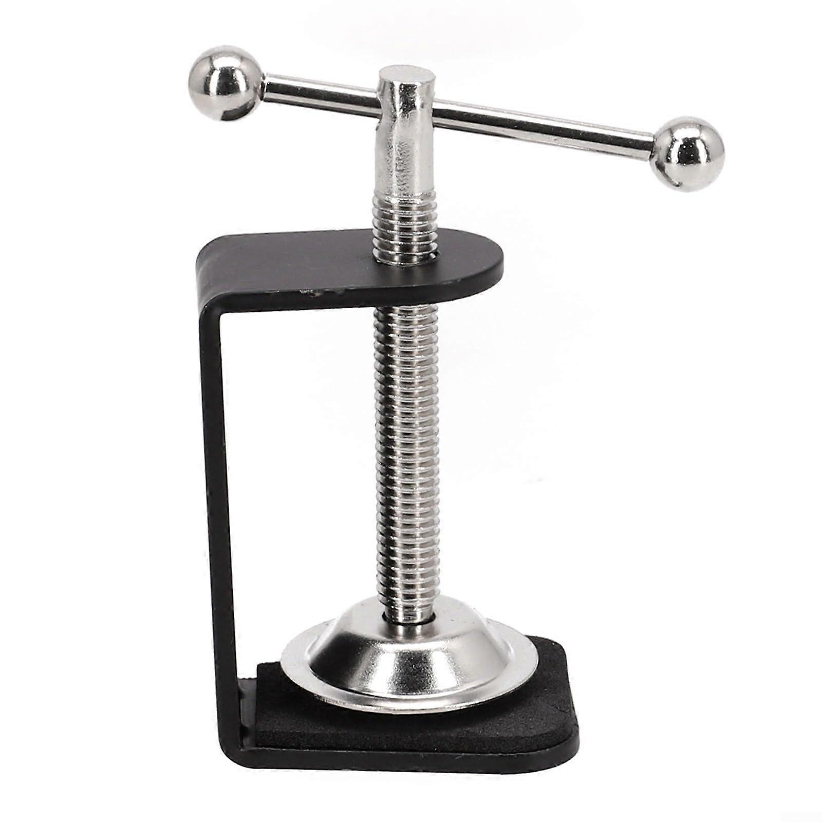 C Shape Table Mount Clamp for Microphone Setup Adjustable Stability with Silicone Protection HH-003 Model