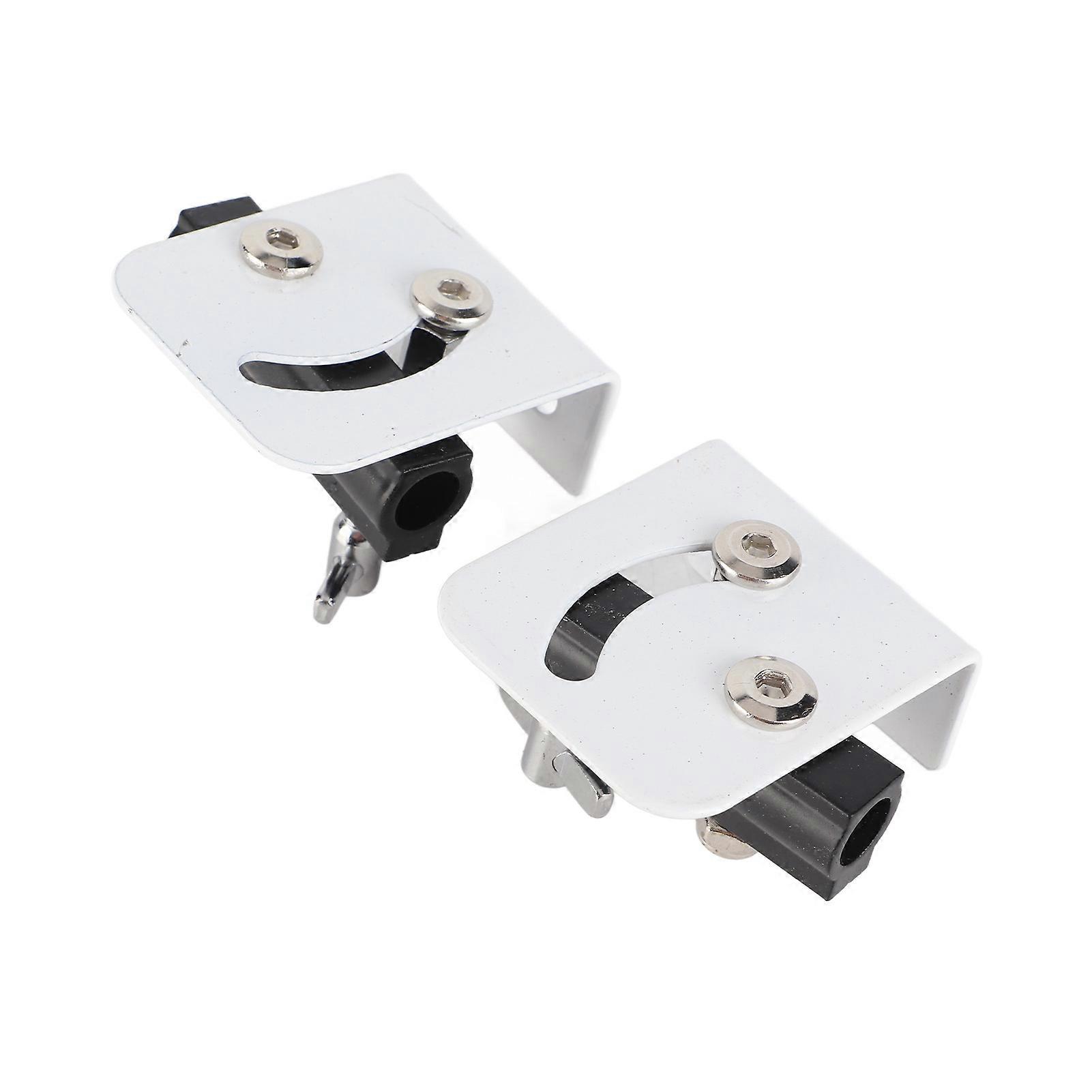 2pcs Metal Army Drum Strap Racks with Adjustable Mount Screws