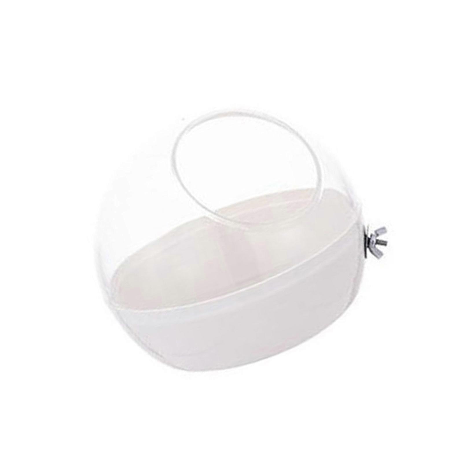 Plastic Bird Nest For Parakeets Hamsters Parrots Quails Safe Chewable Breathable Breeding Hatching Hanging House  White