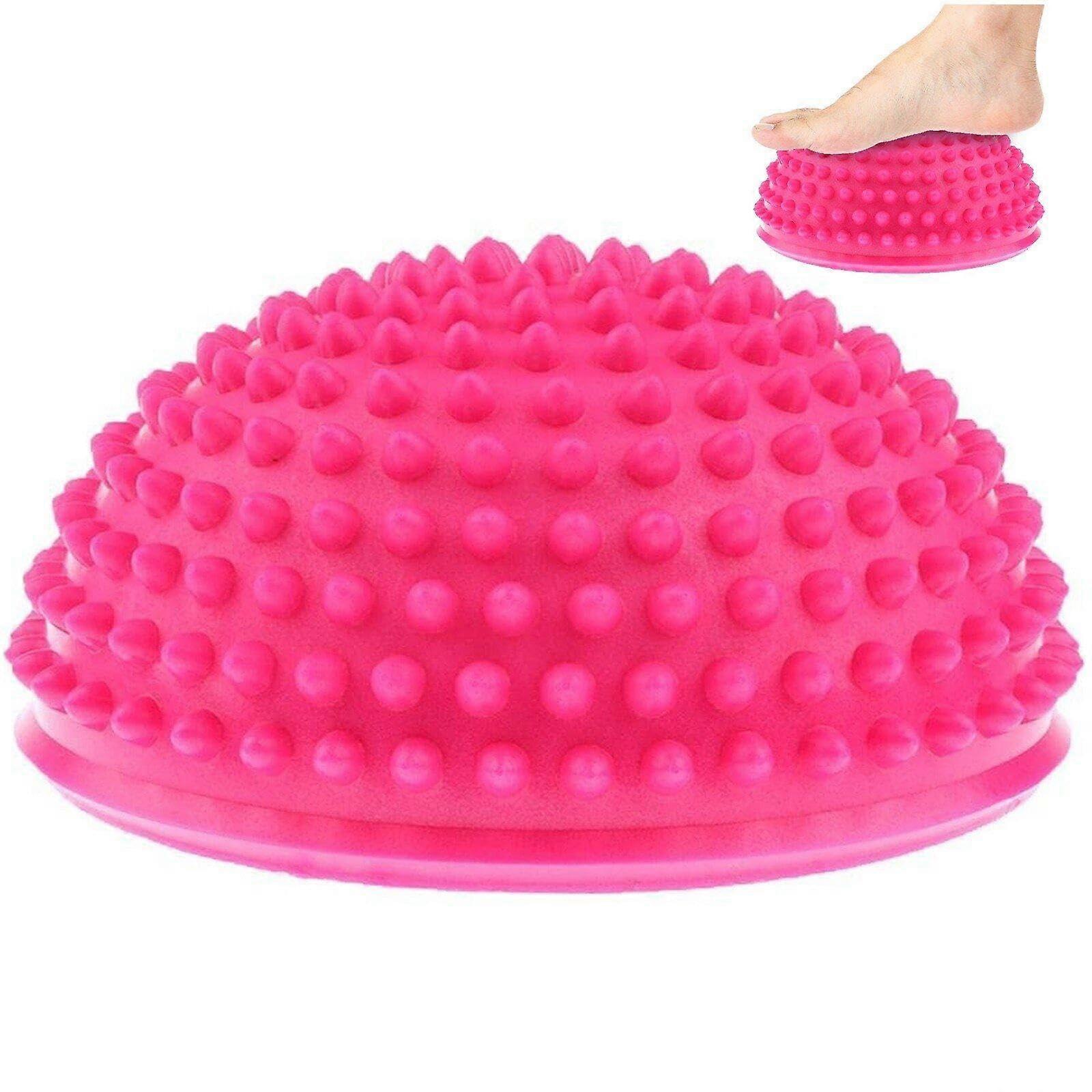 Hedgehog Balance Pod Stability Trainer Half Spiky Fitness Domes For Kids And Adults Foot Massage Muscle Balancing