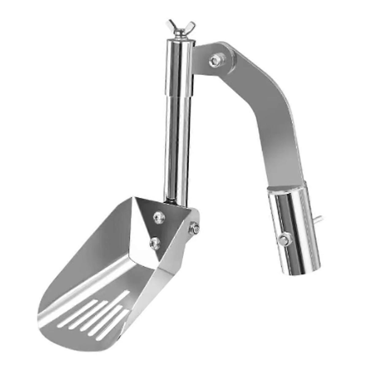 Gutter Scoop Leaf Cleaning Spoon Stainless Steel Cleaner Portable Roof Gutter Tool Gutter Cleaning