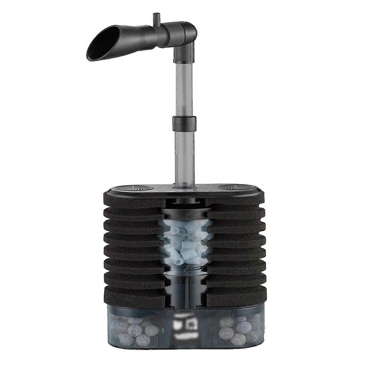 New Aquarium Filter Air Lifting Internal Filter for Small Medium Fish Tanks Filtering Impurities Provide Oxygen Content
