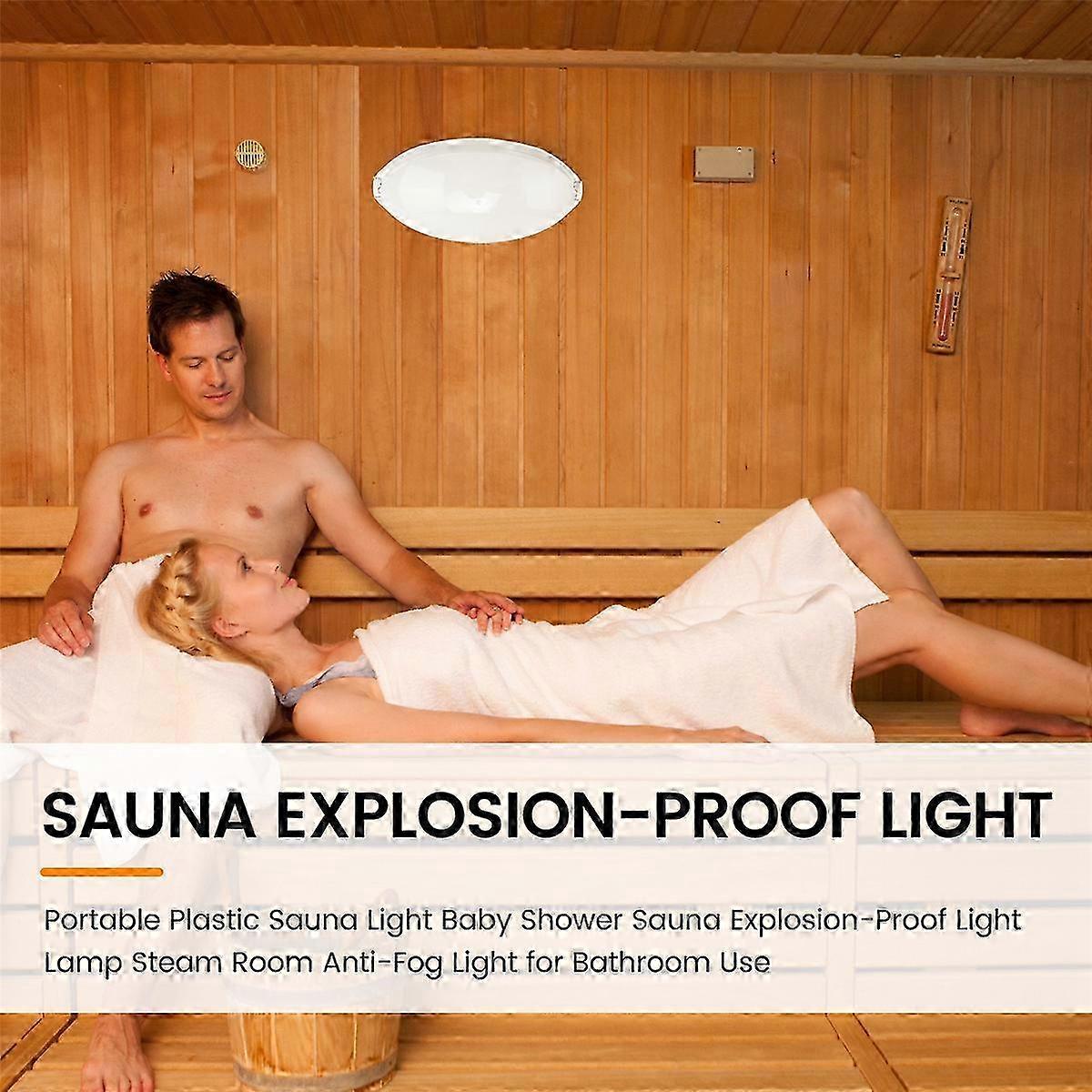 Portable Baby Shower Sauna Explosion-Proof Light for Bathroom Use