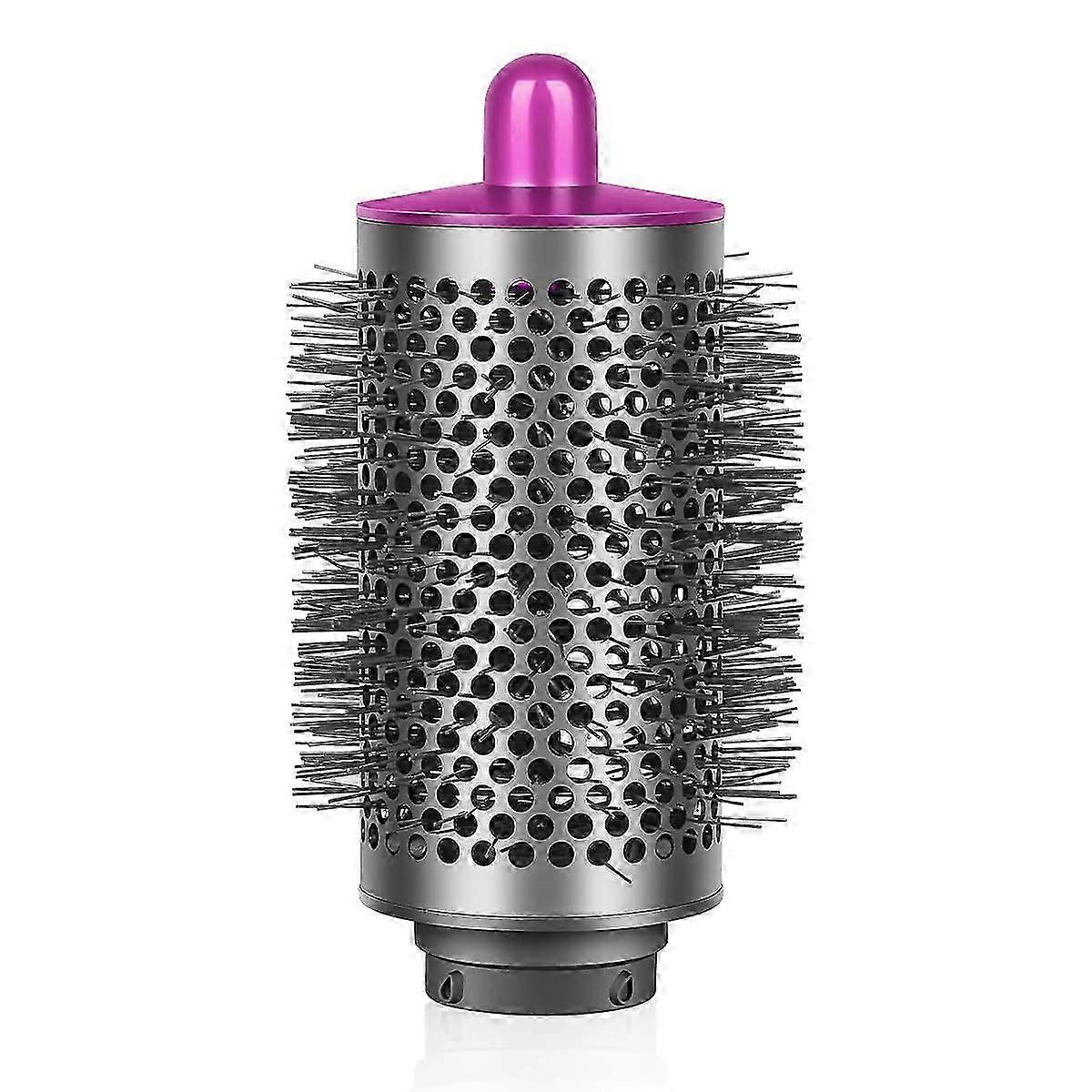 Pincel Volumizador Grande Redondo Compatível com Modelador de Cabelo Dyson Airwrap, Ideal para Cabelos Compridos (Fúcsia)