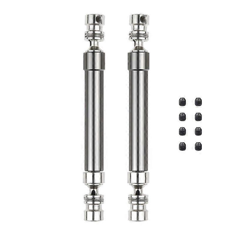 2PCS Metal CVD Drive Shaft 110-160mm for 1/10 RC Rock Crawler Axial SCX10 90046 Traxxas Trx4,Titani